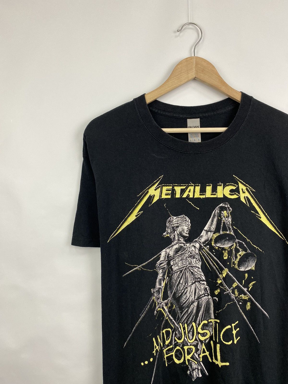 Metallica 💀 Vintage Metallica And Justice For All Rock Band t-shirt Size US L / EU 52-54 / 3 - 2 Thumbnail