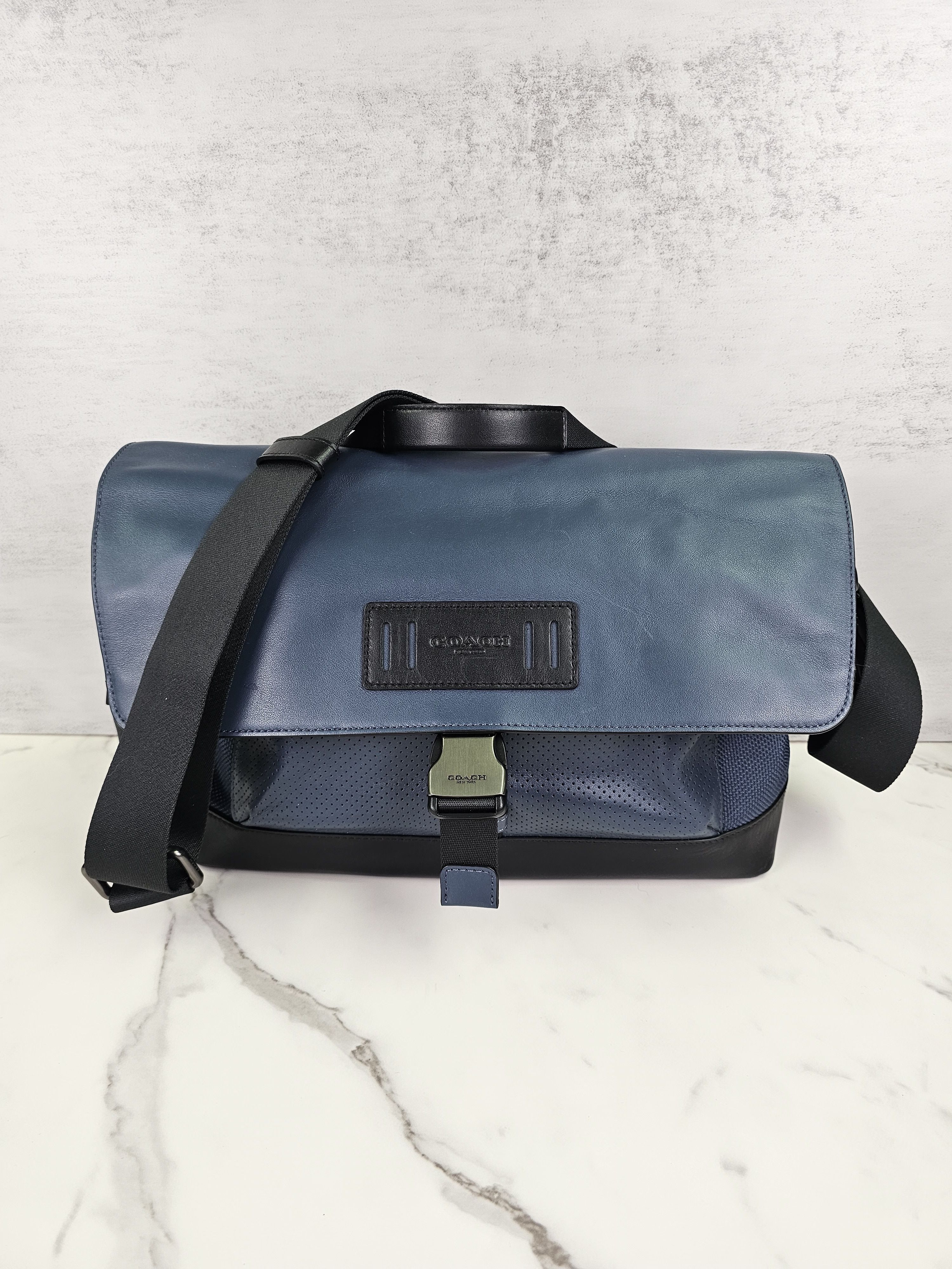 Coach Coach Blue Terrain Bike Crossbody Bag Size ONE SIZE - 1 Thumbnail