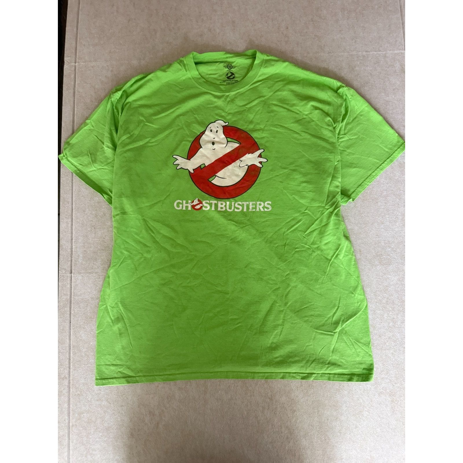Other Ghostbusters T Shirt Mens 2XL Green Graphic Tee Movie Logo Size US XXL / EU 58 / 5 - 2 Thumbnail