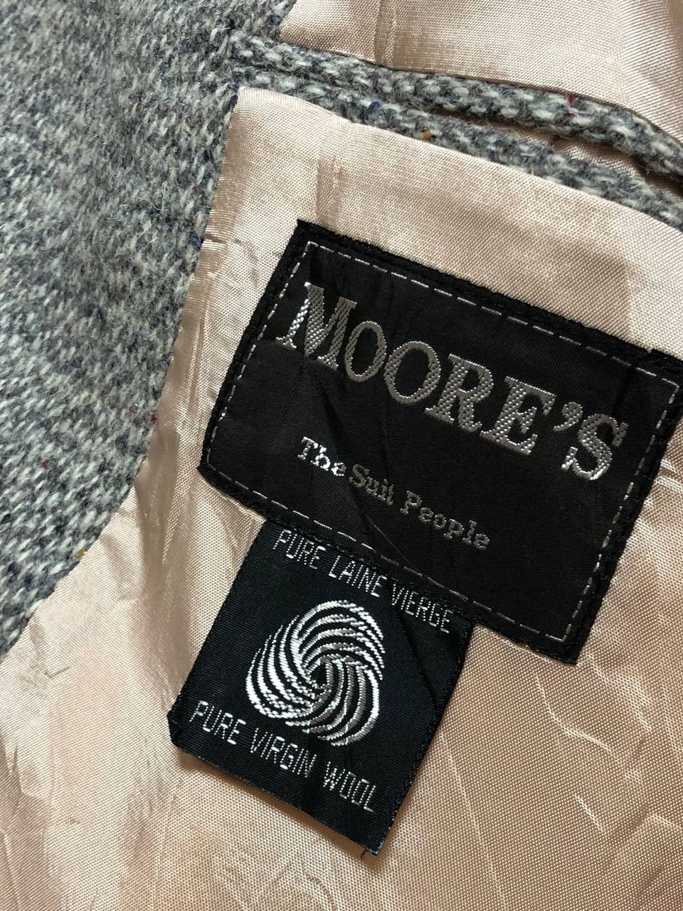 Harris Tweed Blazer Vintage Harris Tweed gray streetwear Y2K Size 48R - 2 Thumbnail