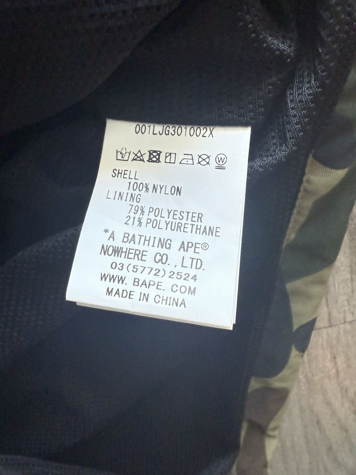 Bape Bape first camo windbreaker jacket Size US M / EU 48-50 / 2 - 9 Thumbnail