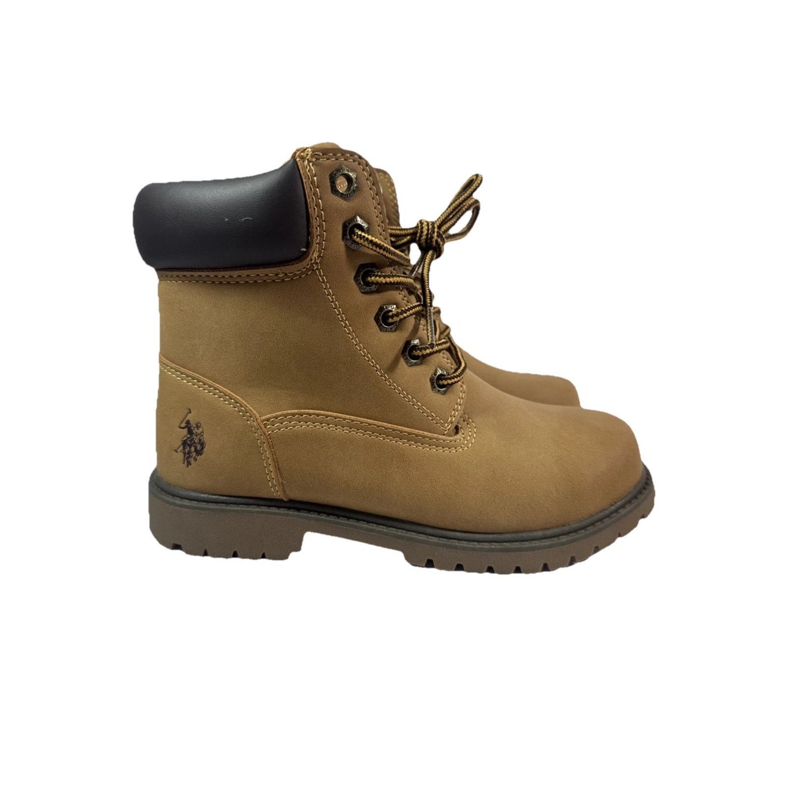 U.S. Polo Assn. U.S. Polo Assn. Owen High Boots, Brown Tan, Youth 3M Size US 5 / EU 37 - 2 Thumbnail