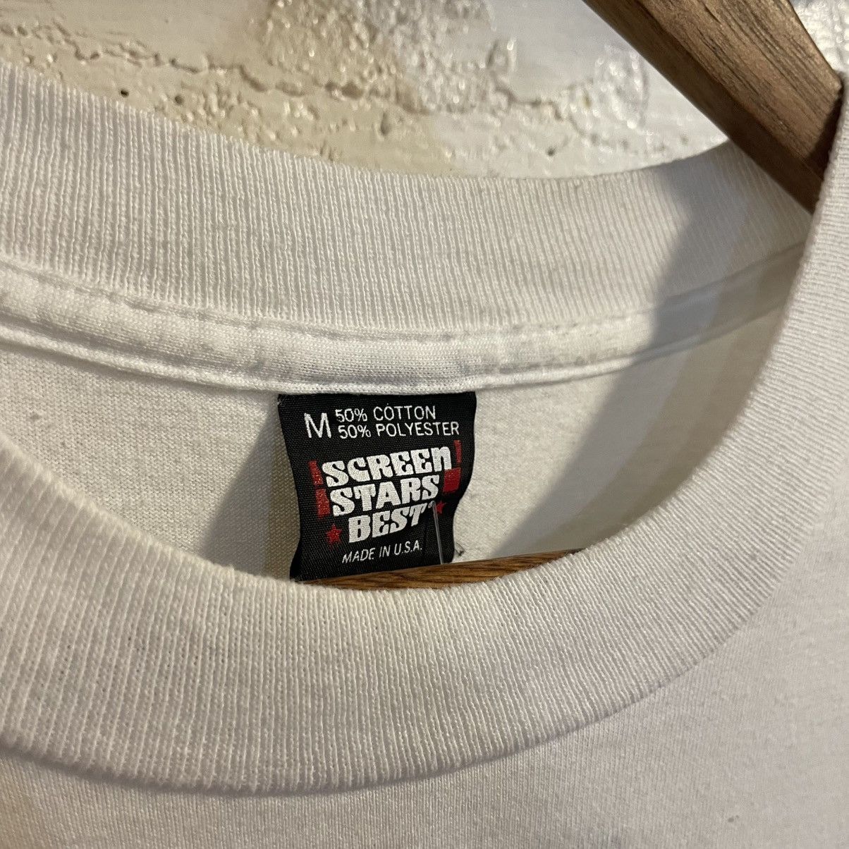 NASCAR Vintage Jan Opperman World Of Outlaws T-Shirt - Medium - USA Size US M / EU 48-50 / 2 - 5 Thumbnail