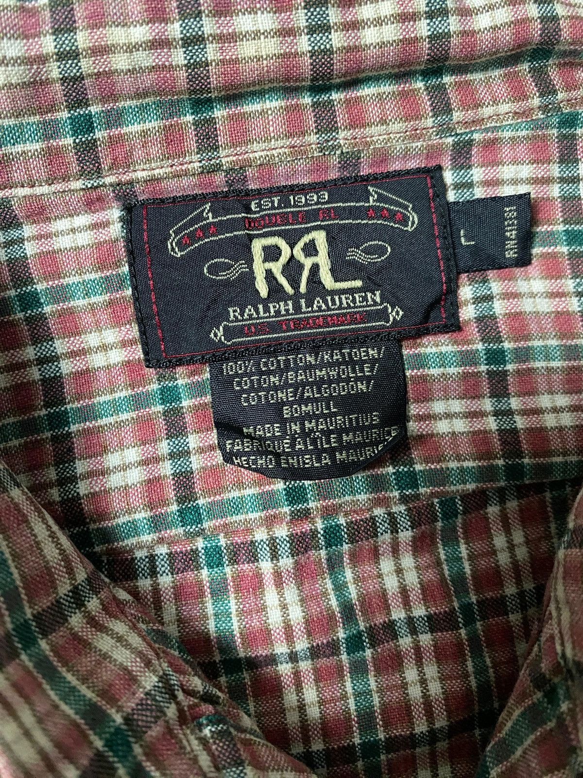 RRL Ralph Lauren 🪎Vintage Rare RRL Three Stars Double RL Shirt Ralph Lauren Size US L / EU 52-54 / 3 - 5 Thumbnail