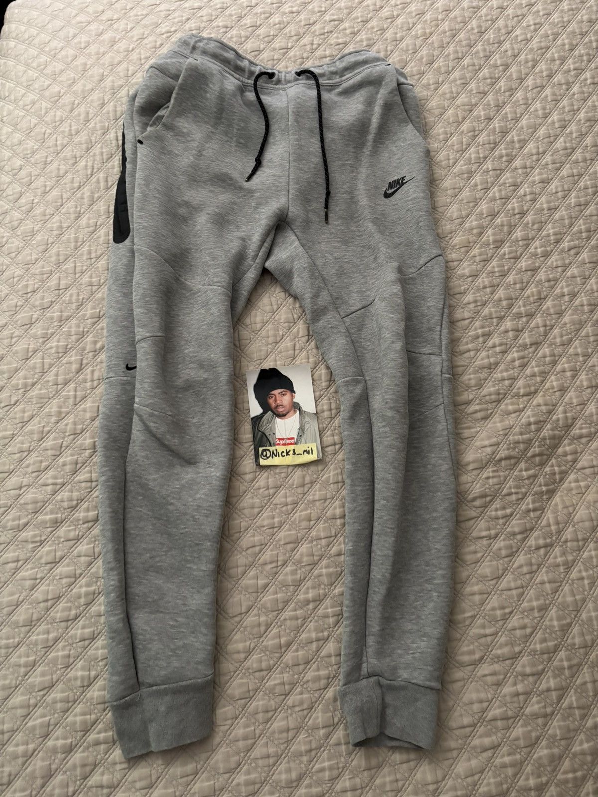 Nike Nike tech fleece joggers grey Size US 32 / EU 48 - 2 Thumbnail