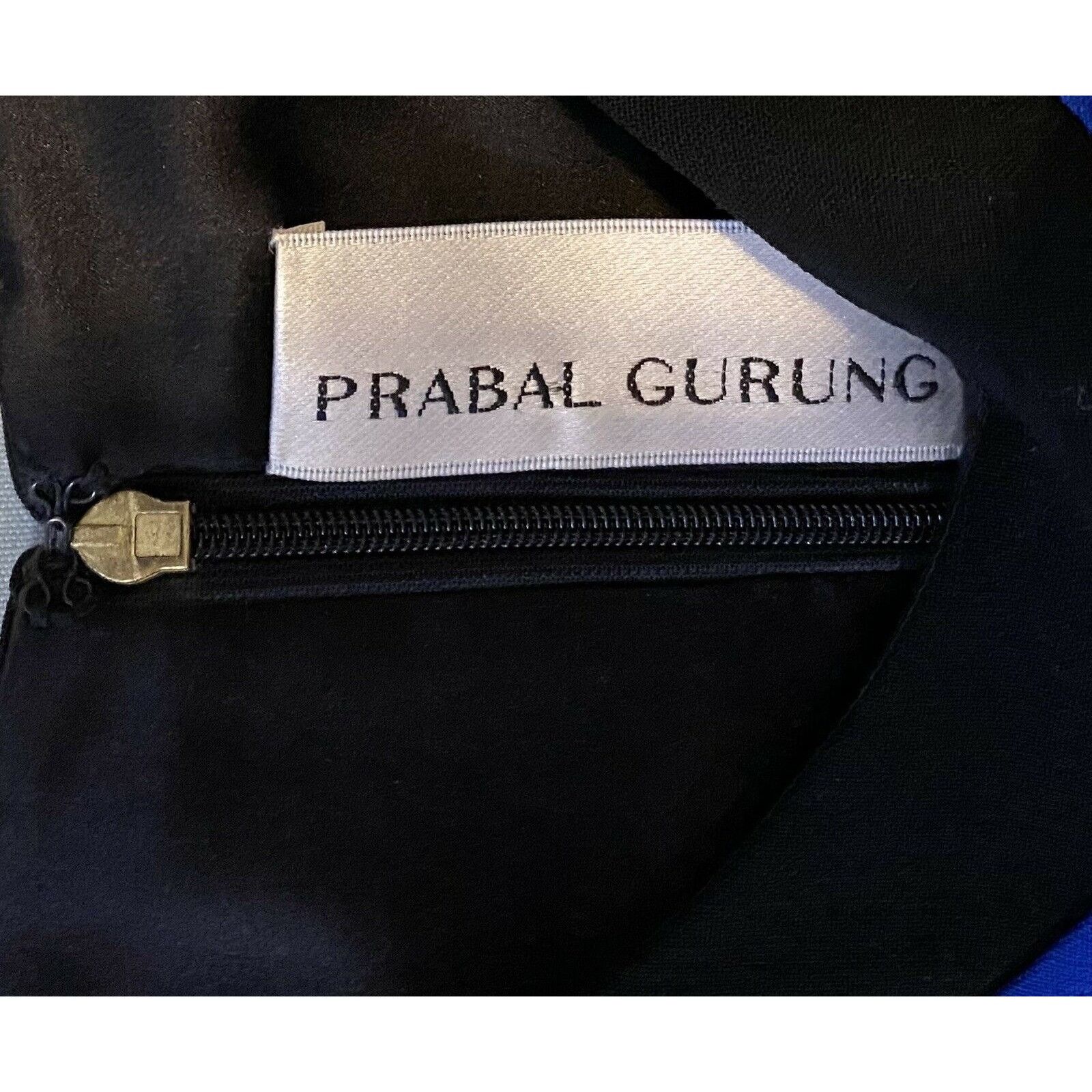 Prabal Gurung $1490 New Prabal Gurung 4 Blue Colorblock Dress Sheath Size S / US 4 / IT 40 - 6 Thumbnail