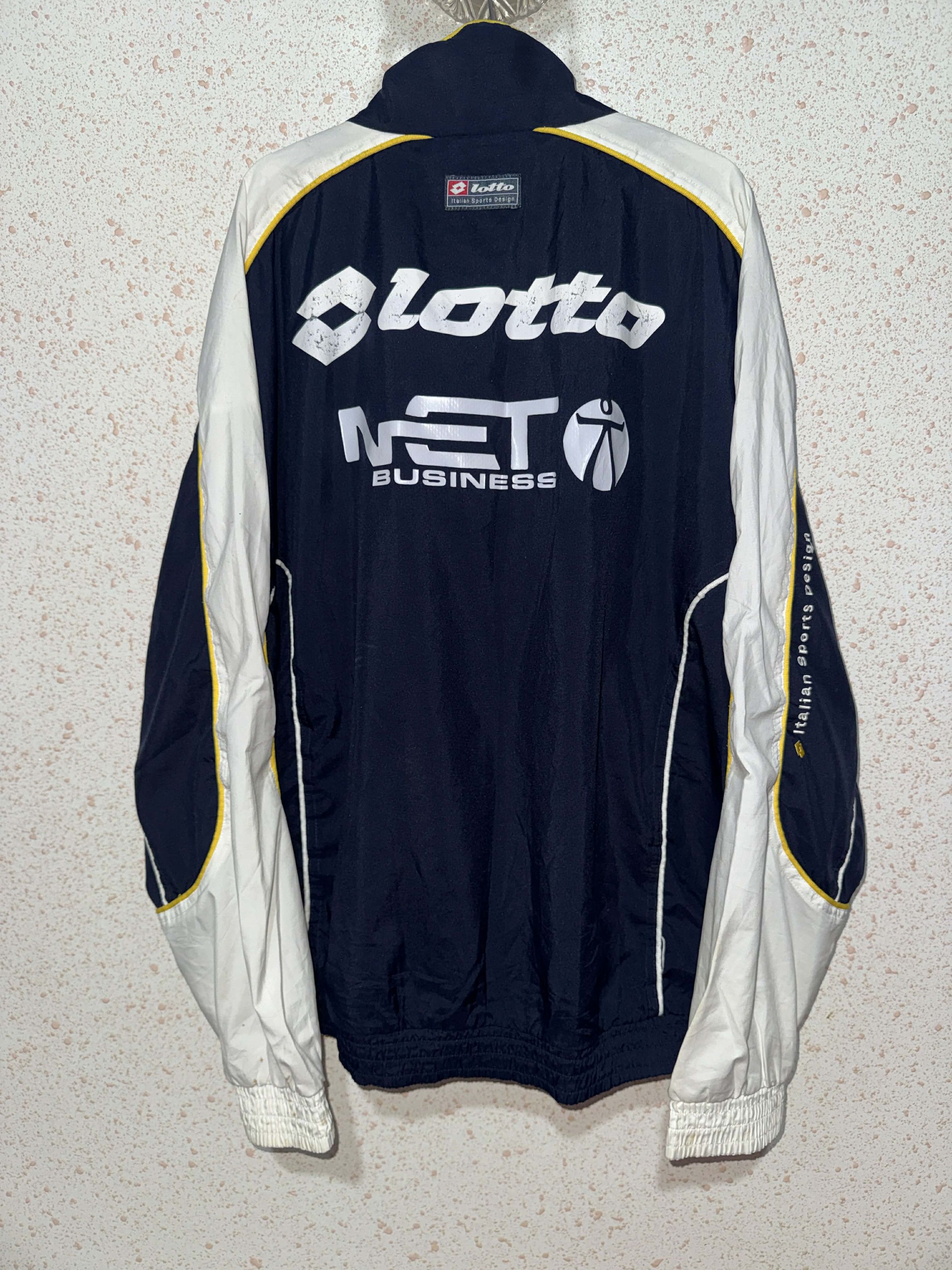 Lotto Sport Hellas Verona 2000/01 Vintage Player Issue Lotto Jacket Size US L / EU 52-54 / 3 - 2 Thumbnail