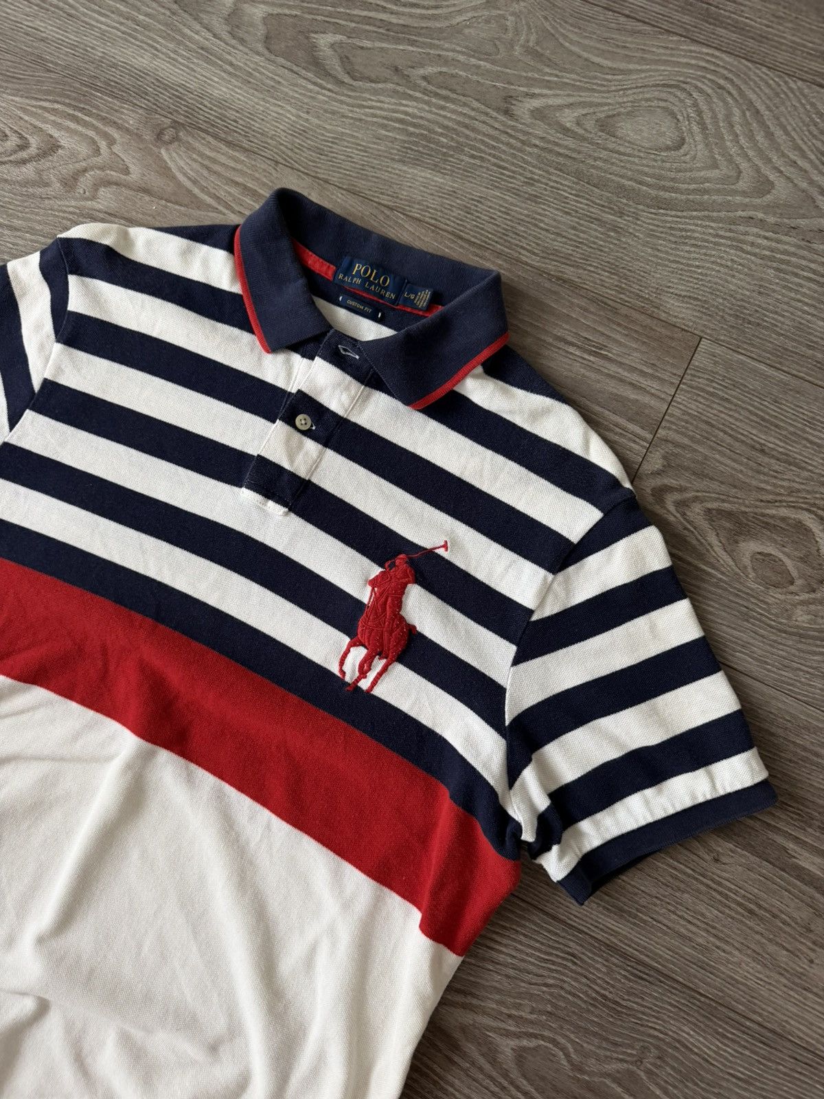 Polo Ralph Lauren Polo Ralph Lauren Premium City Chief Keef Rap Big Logo Polo Size US L / EU 52-54 / 3 - 13 Thumbnail