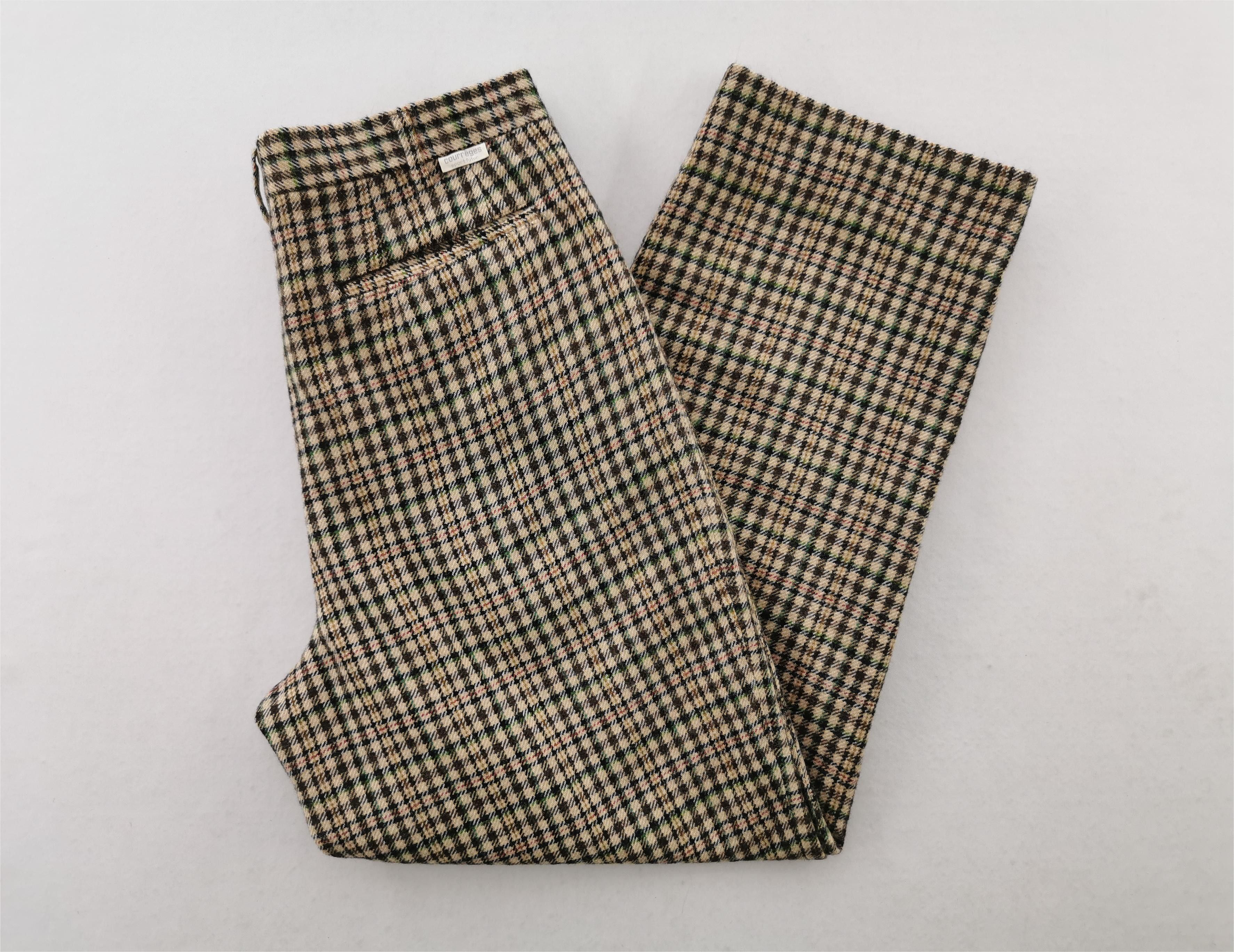 Courreges Vintage 90s Courreges Trouser Wool Pants Womens Size 31 Size 31" - 1 Thumbnail