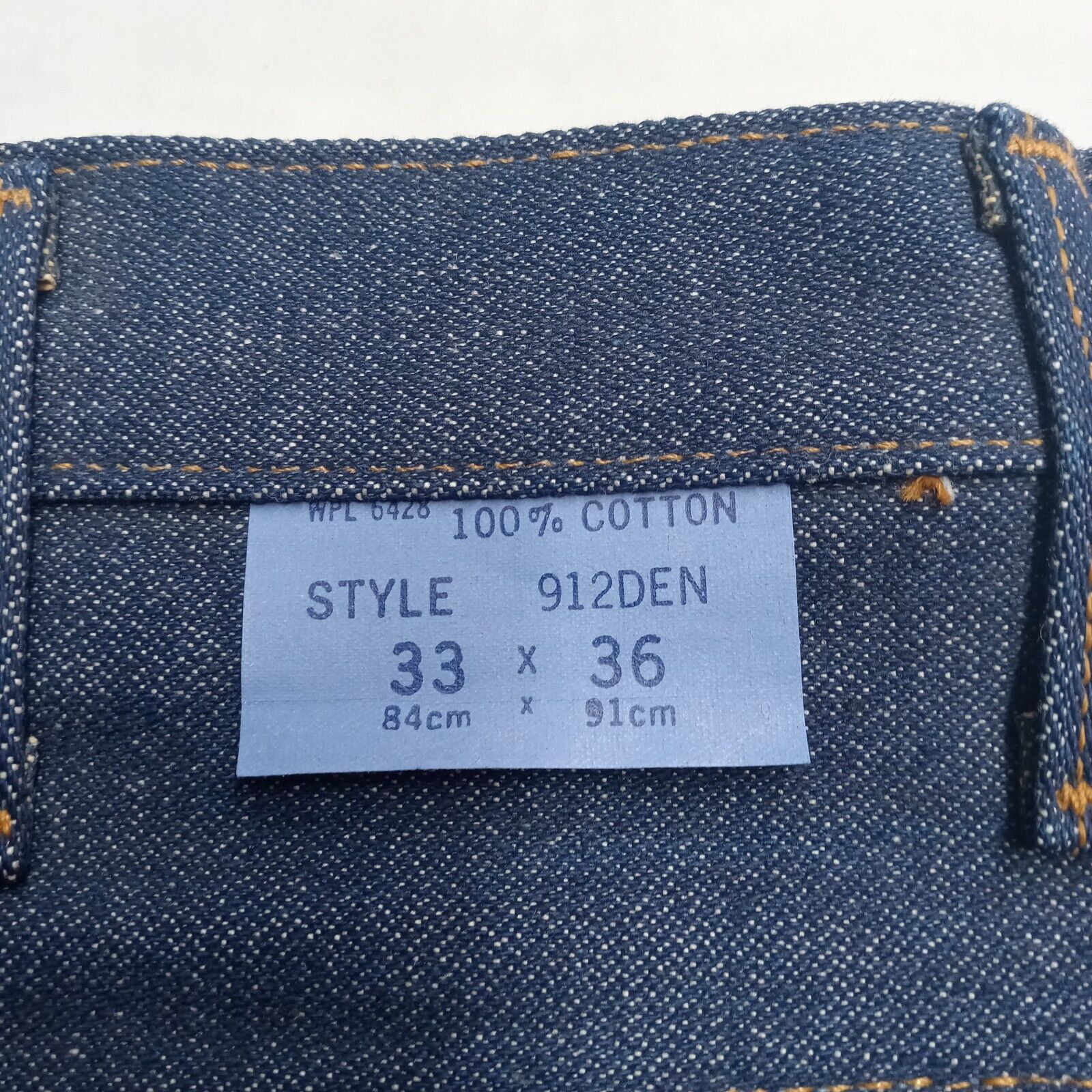 Wrangler Vintage Wrangler No-Fault Jeans Men's Size 33x36 Blue Cotton Size US 33 - 3 Thumbnail