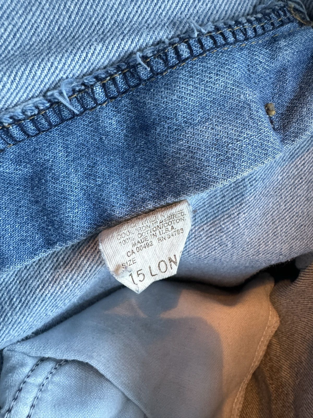 Lee × Vintage Light Wash Rider Jeans Size 31" - 8 Thumbnail