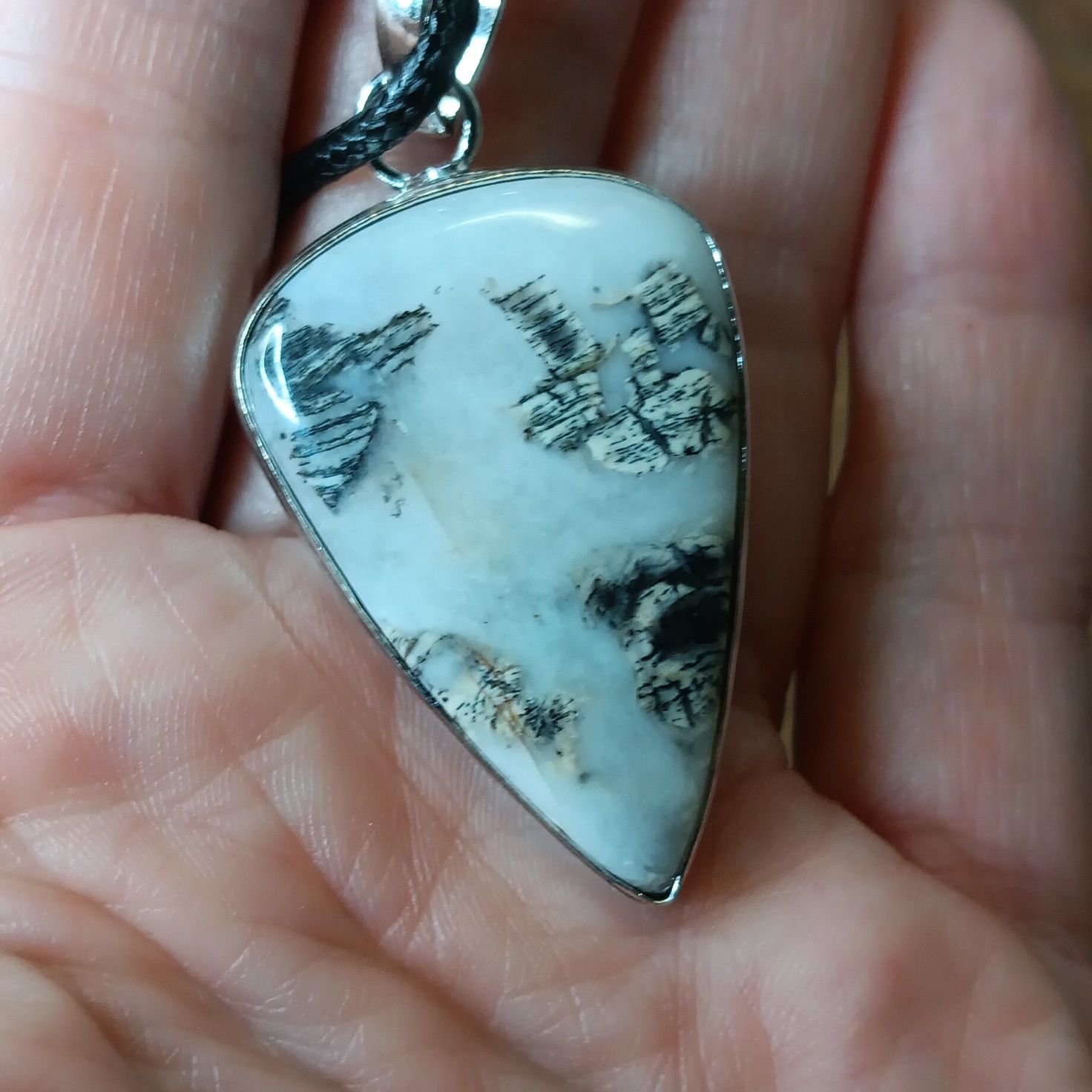 Other Moss Opal gemstone pendant necklace Size ONE SIZE - 5 Thumbnail