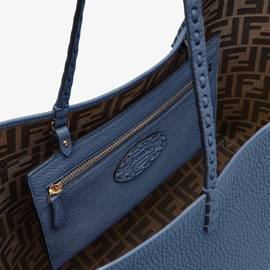 Fendi o1s1wg110925 Size: OS/Medium Roll Bag in Blue Size ONE SIZE - 5 Thumbnail