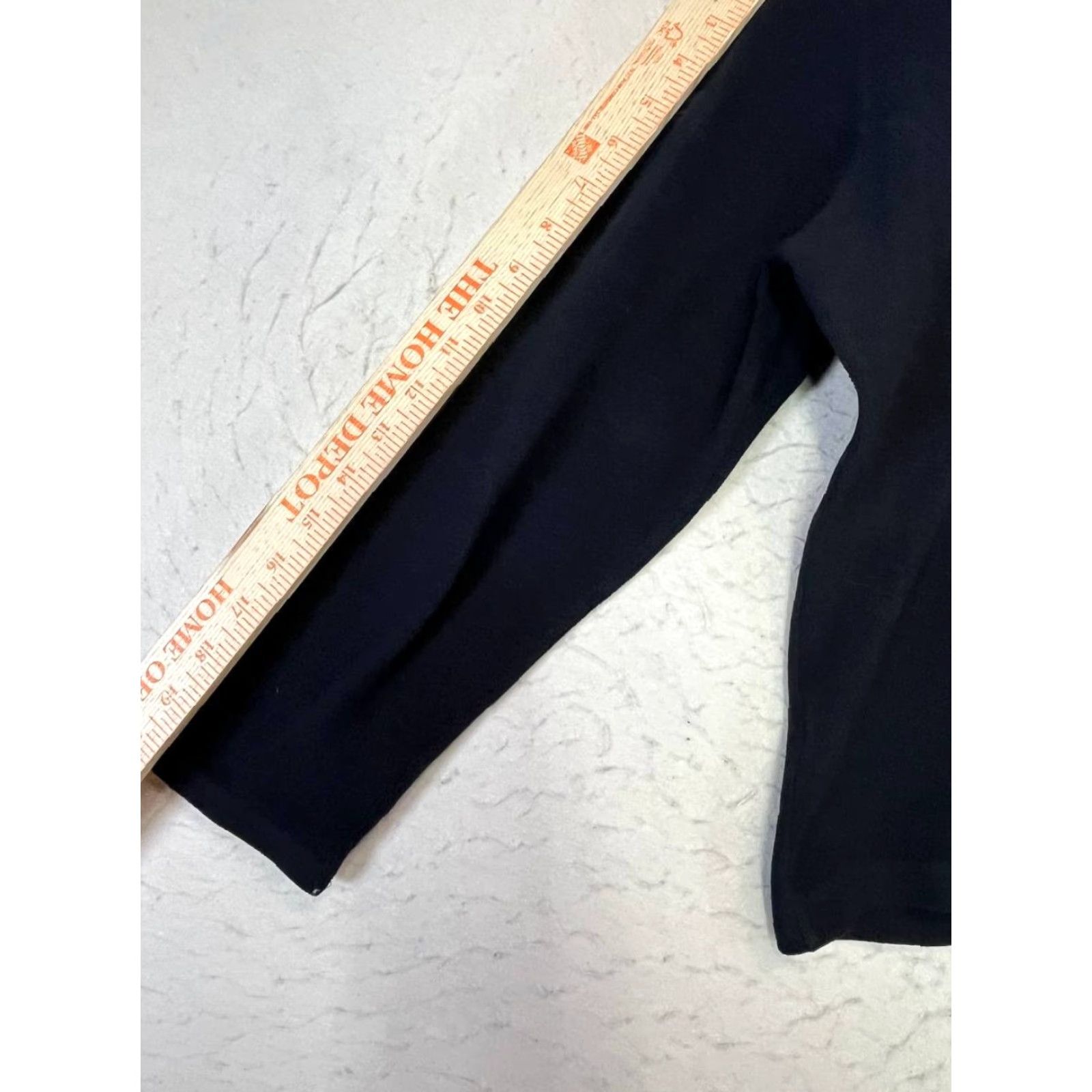 Vintage LL Bean Womens Sweater Black Full Zip Fleece Polyester Size Medium Regular Zip Up Mock Neck Winter Womens Size M / US 6-8 / IT 42-44 - 4 Thumbnail