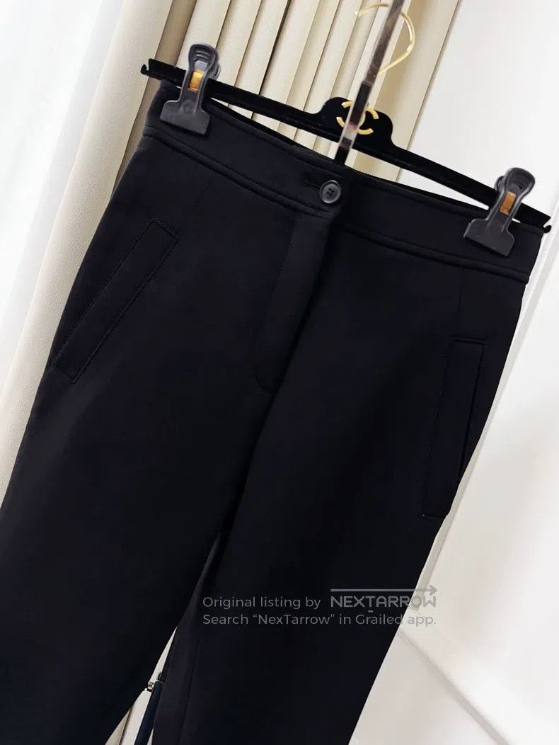 Louis Vuitton Louis Vuitton Black bell-bottom trousers Size 35" - 3 Thumbnail