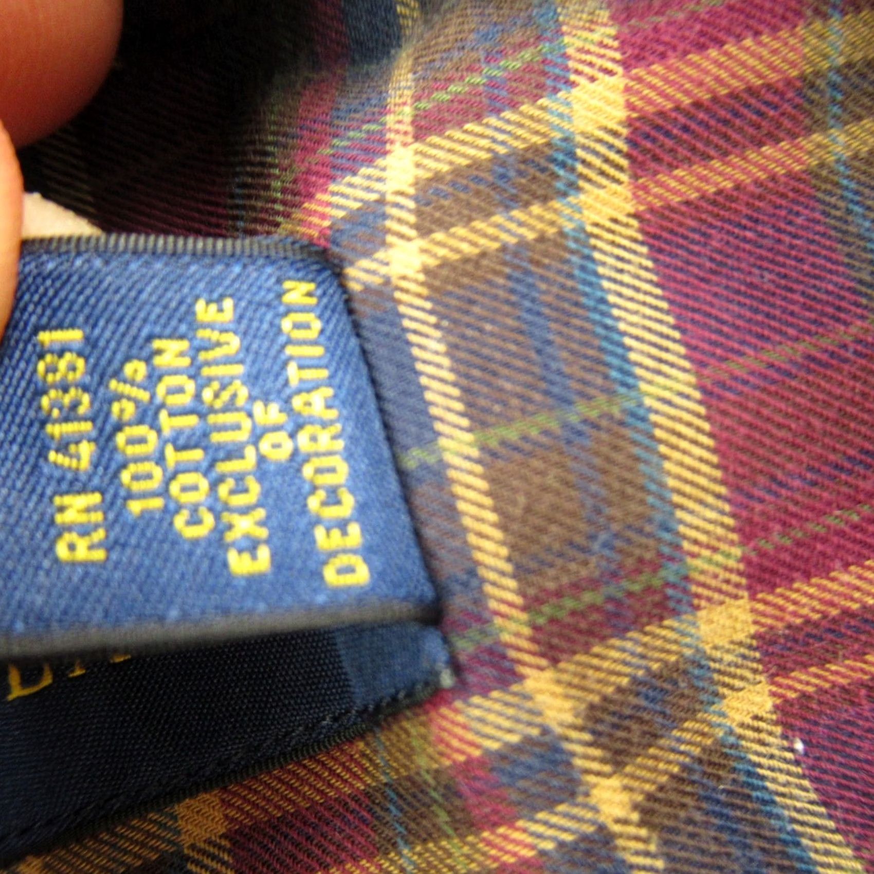 Polo Ralph Lauren Ralph Lauren Shirt Large Cotton Plaid Pony Long Sleeve Button Up Mens Size US L / EU 52-54 / 3 - 4 Thumbnail