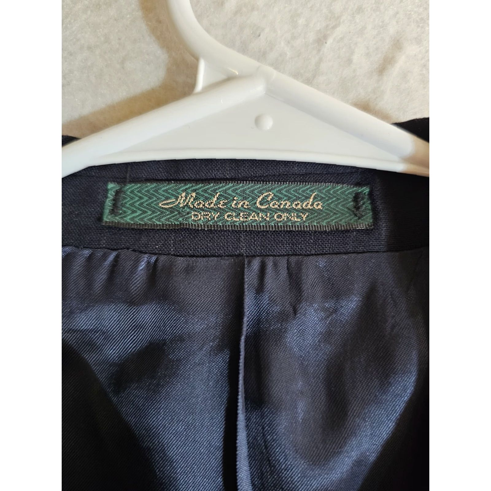 Chaps VINTAGE CHAPS By RALPH LAUREN 100% Wool Blue Pin Striped Suit Mens 42 Regular 34x30 Pants Size 42R - 7 Thumbnail