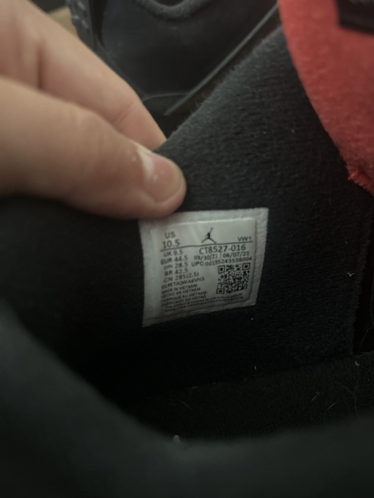 Jordan Brand AJ 4 “Red Thunder” Size US 10.5 / EU 43-44 - 6 Thumbnail