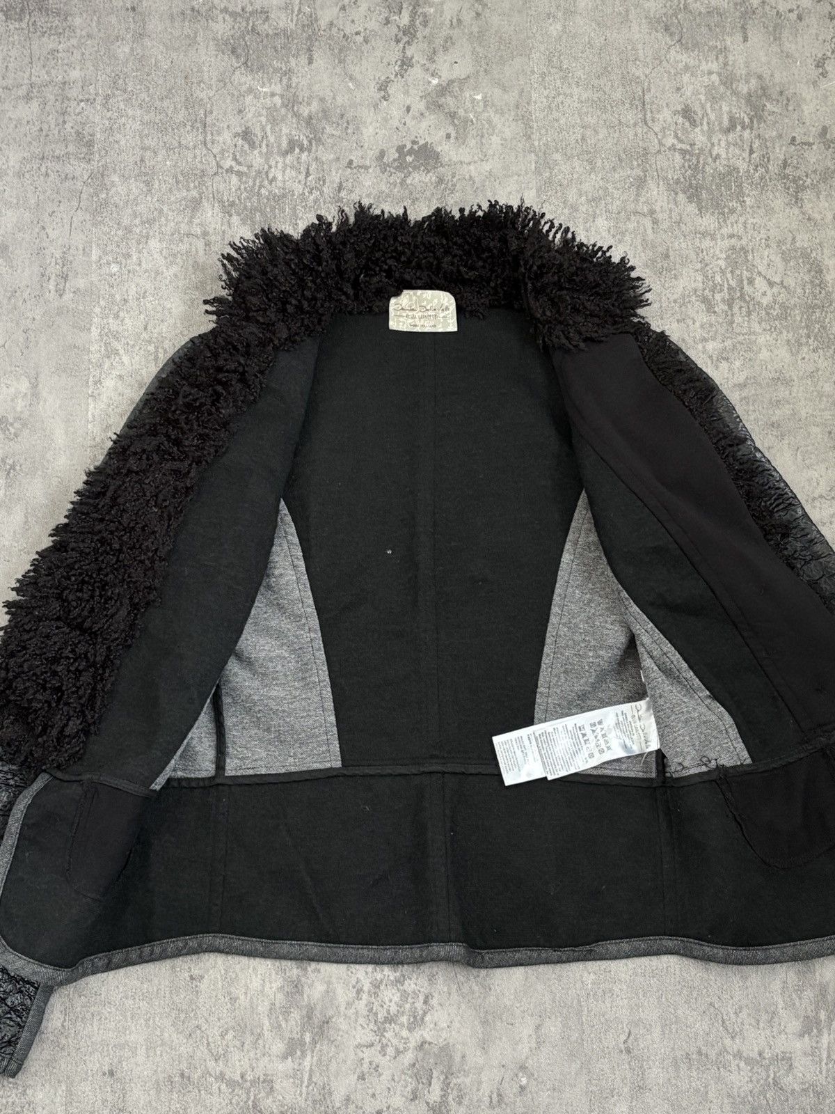 Elisa Cavaletti Elisa Cavaletti Avant Garde Goth Nero Black Jacket Size S / US 4 / IT 40 - 12 Thumbnail
