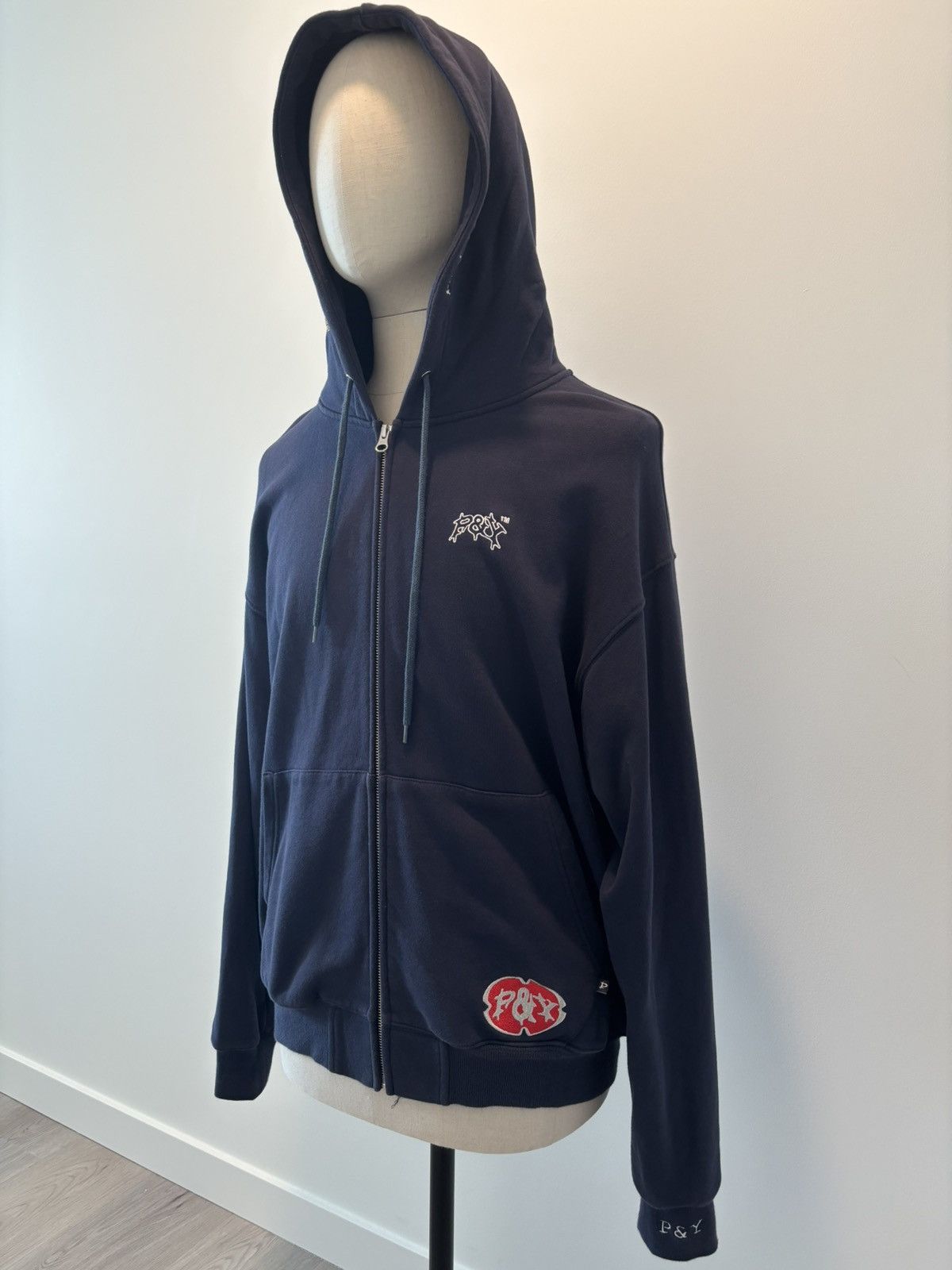 Punk and Yo Punkandyo grey zip up hoodie | Grailed