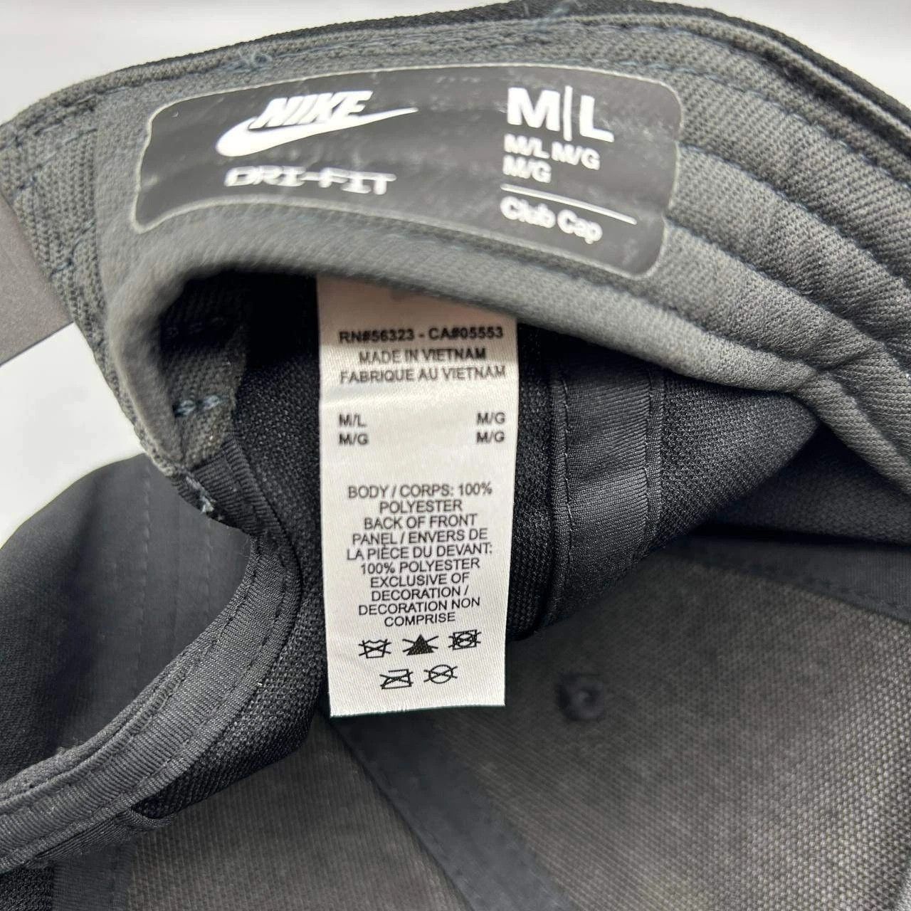 Nike Nike Club Dri-Fit Hat Men M-L Embroidered Swoosh Snap Back Size ONE SIZE - 3 Thumbnail