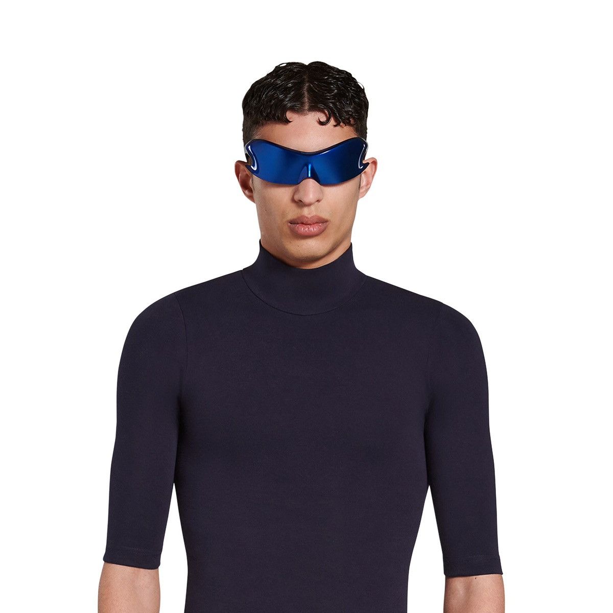 Balenciaga Balenciaga 3B Sports Icon Fitted Long Sleeve Turtleneck Size US M / EU 48-50 / 2 - 13 Thumbnail