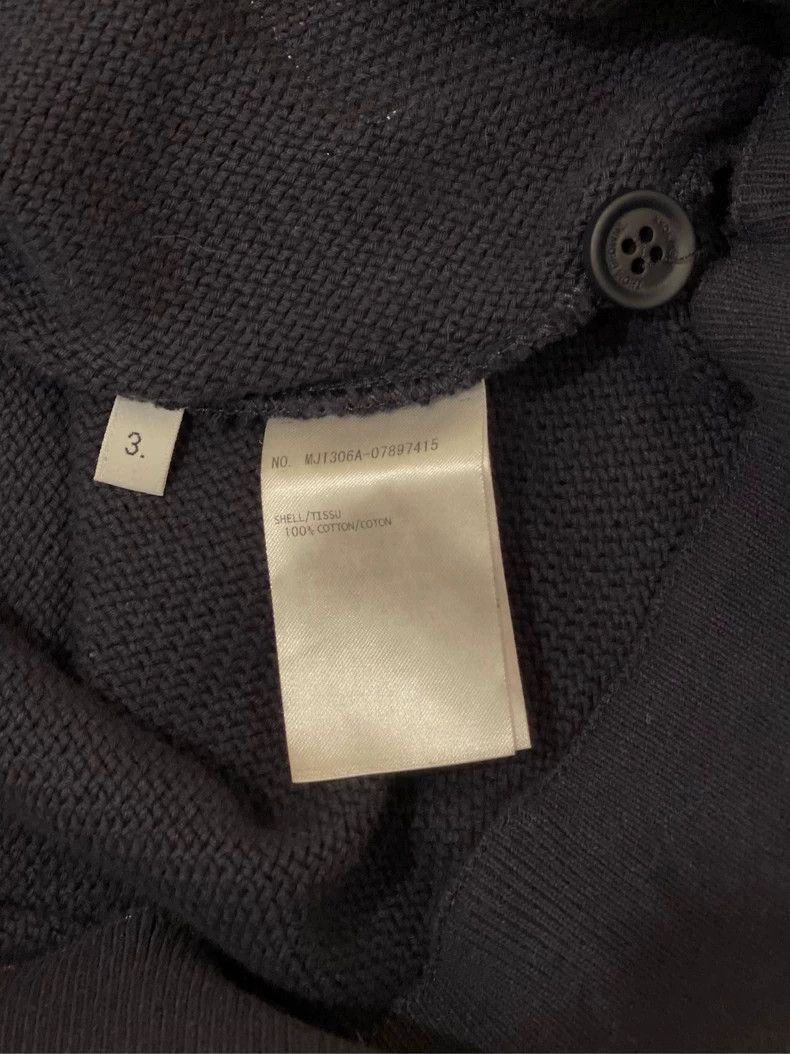 Thom Browne Thom browne Navy blue classic four-striped knitted cardigan Size US L / EU 52-54 / 3 - 6 Thumbnail