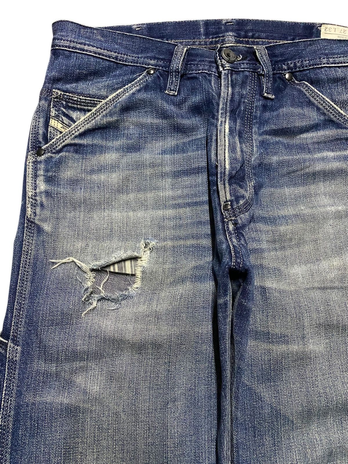 Diesel Black Gold Vintage Diesel New-Zulow (008TE) Distressed Loose Jeans Size US 30 / EU 46 - 7 Thumbnail