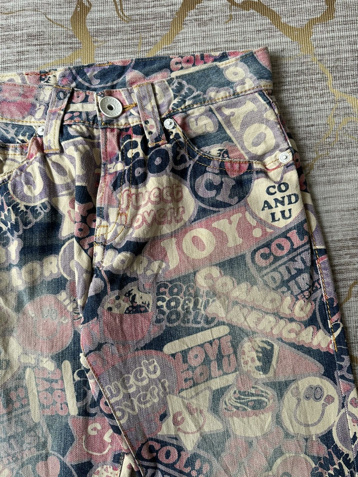 Hysteric Glamour Japanese Brand Co&Lu Fullprint Design Hysteric Style Denim Size US 28 / EU 44 - 11 Thumbnail