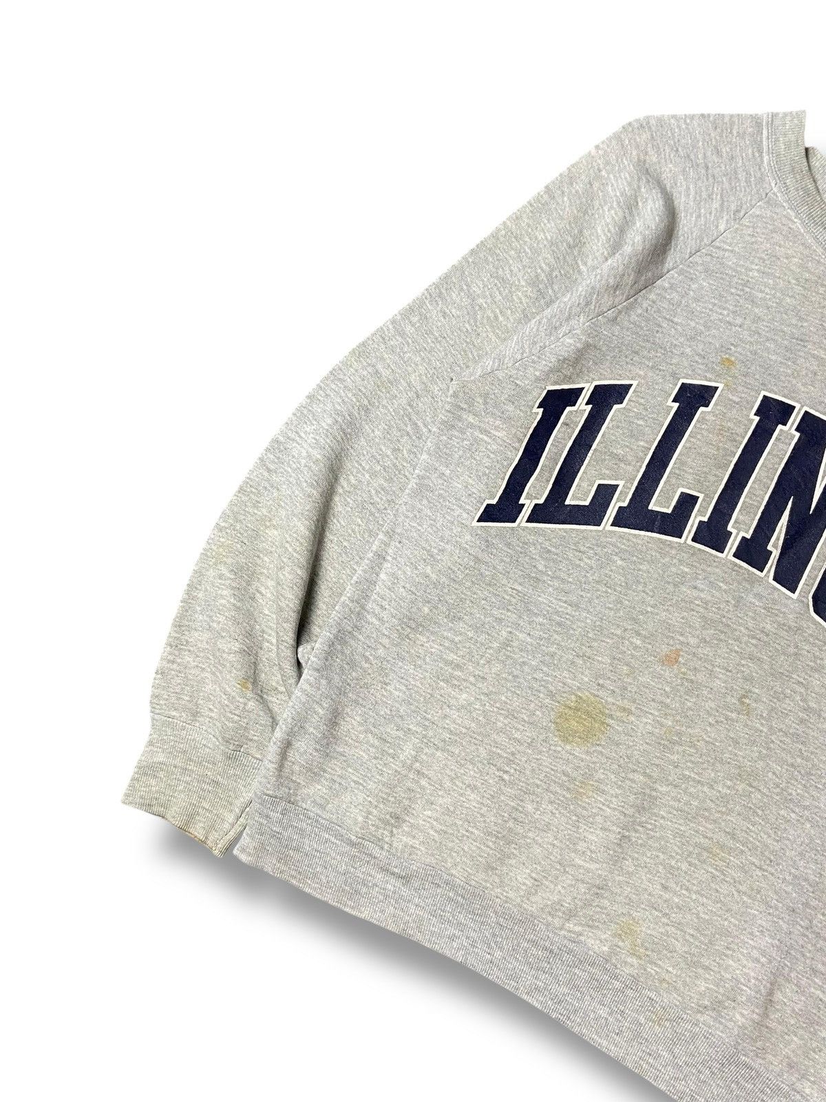 Japanese Brand × Vintage ILLINOIS Embroidered Spellout Sweatshirt (129) Size US XXS / EU 40 - 4 Thumbnail