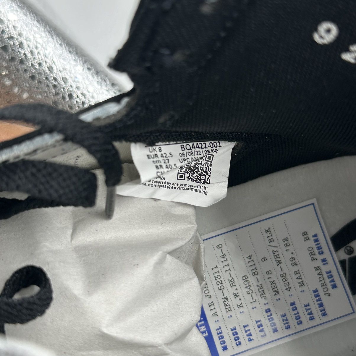 Jordan Brand Air Jordan 1 High ‘85 Black White Size US 9 / EU 42 - 11 Thumbnail