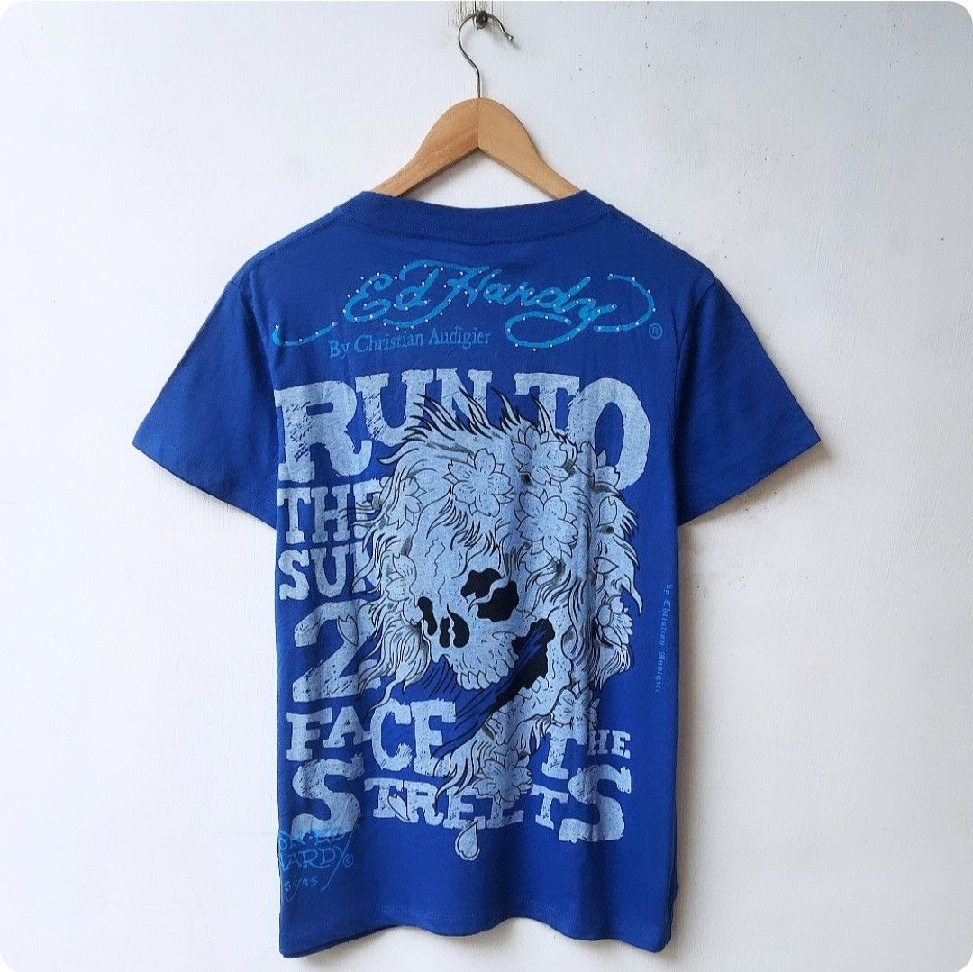 Christian Audigier × Ed Hardy Ed Hardy By Christian Audigier Allover Print T-shirt Size US M / EU 48-50 / 2 - 2 Thumbnail