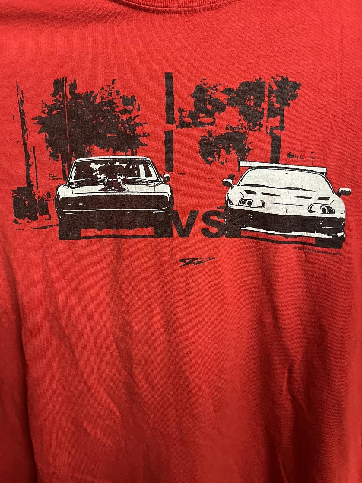 Designer Faded Fast and Furious Street Race T-shirt Cracked - L Size US L / EU 52-54 / 3 - 2 Thumbnail
