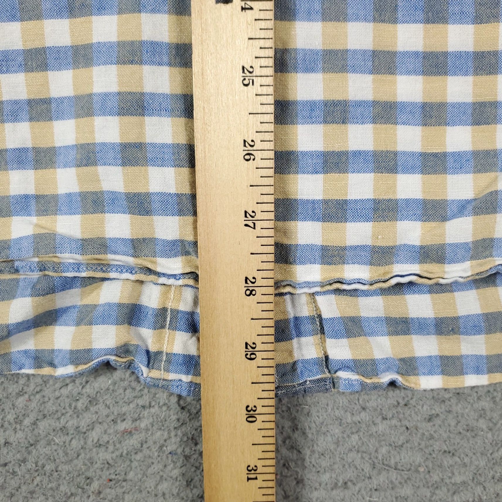 Nautica Nautica Shirt Mens XL Blue Beige Plaid Button-Up Short Sleeve Classic Casual Shirt Mens XL Blue Beige Plaid Size US XL / EU 56 / 4 - 5 Thumbnail