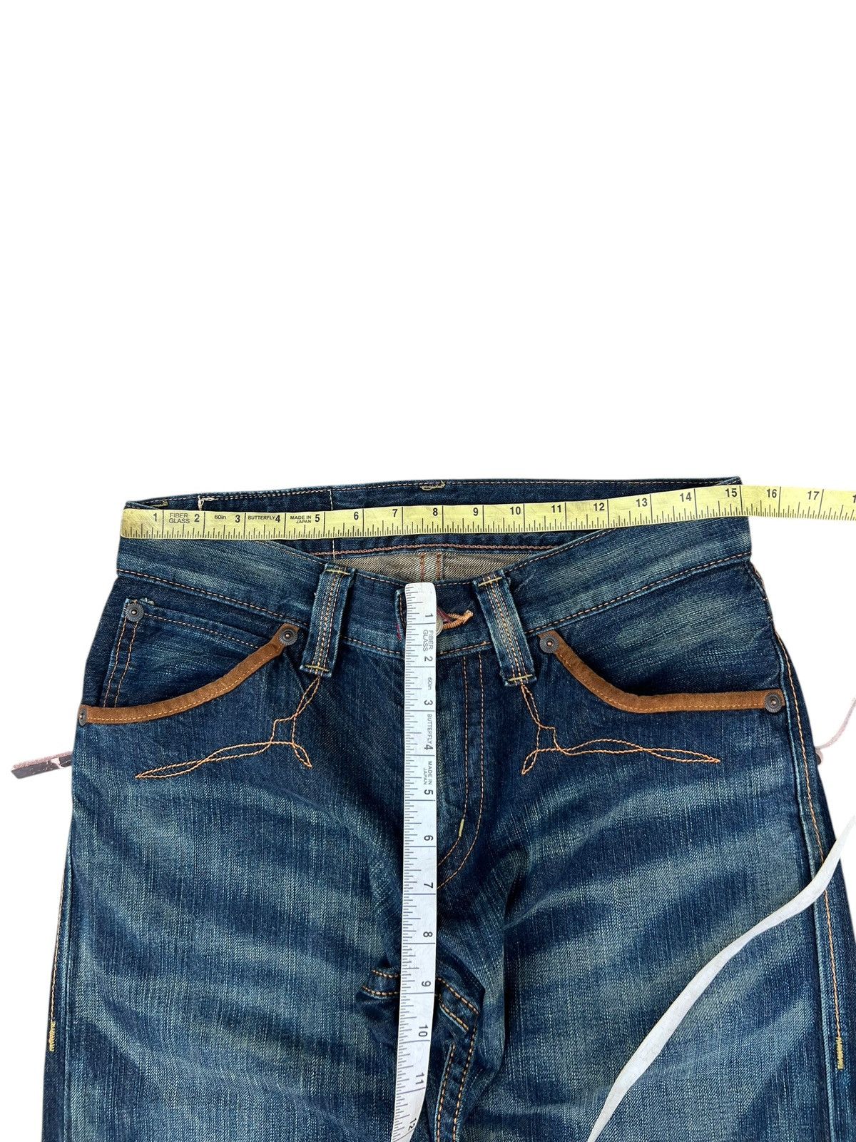 Edwin Y2K Edwin 434XVS Exclusive Vintage Claw Mark Denim Jeans Size US 29 - 2 Thumbnail