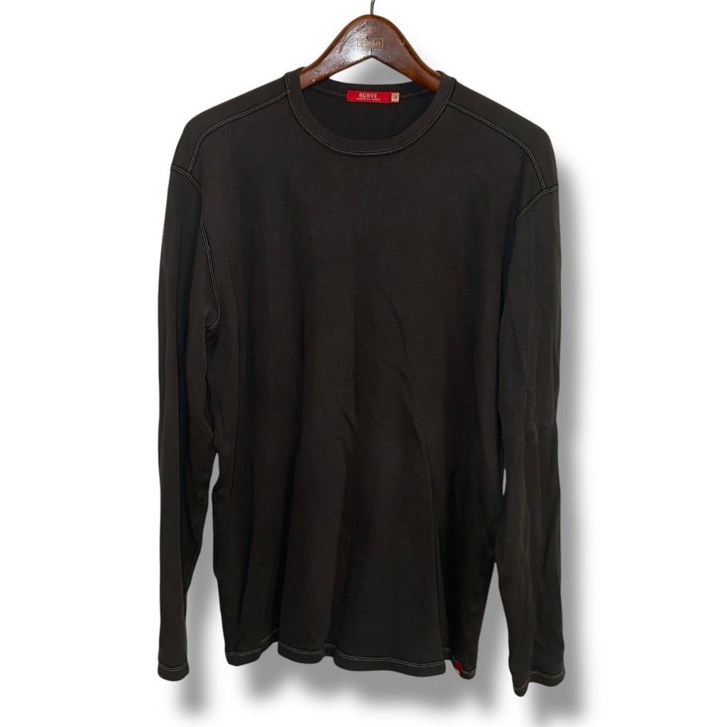 Agave Agave Lux LA PAZ Charcoal Gray Made in USA Cotton Crewneck S Size US L / EU 52-54 / 3 - 1 Thumbnail