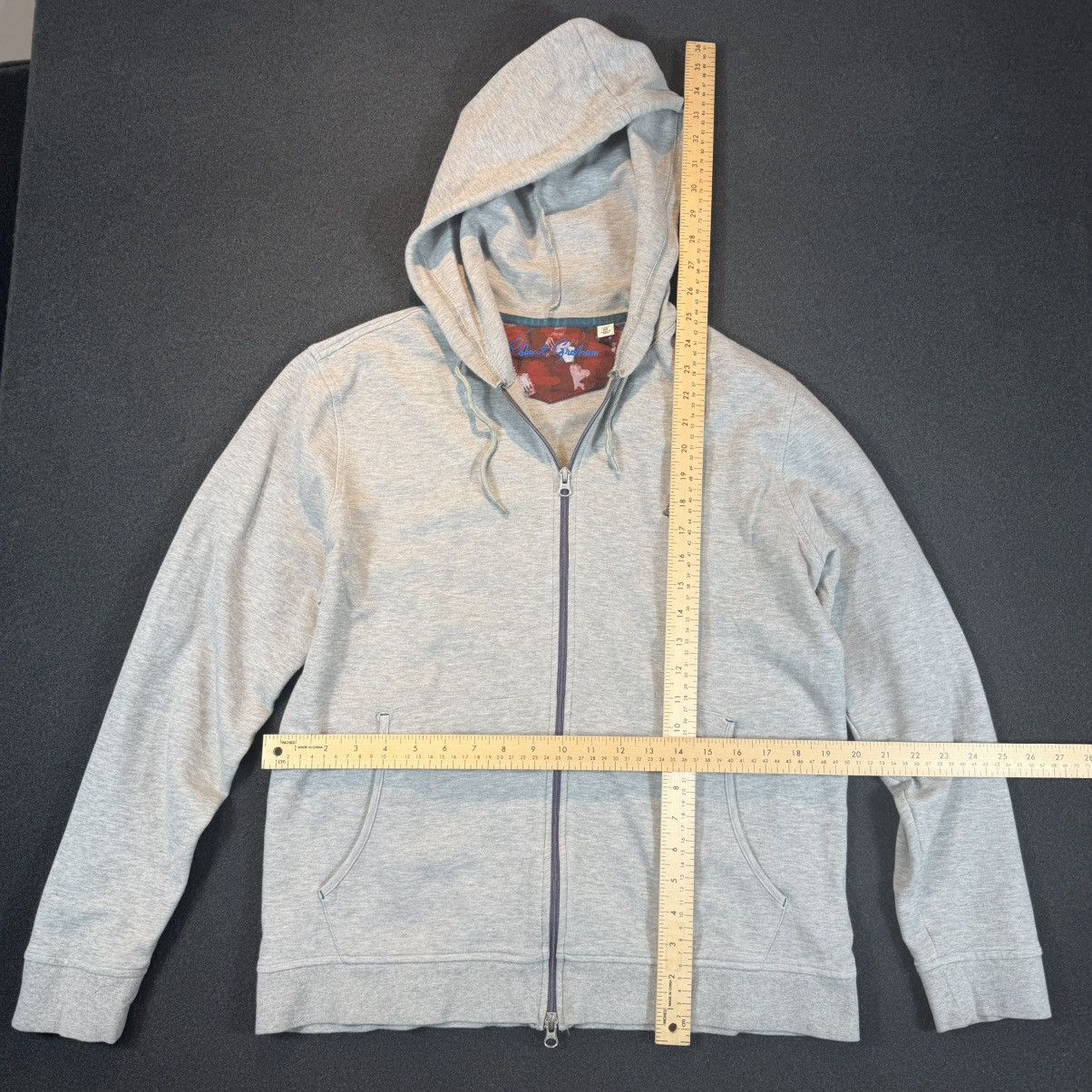 Robert Graham Robert Graham Gray Skull Embroidered Full Zip Hoodie Size US M / EU 48-50 / 2 - 4 Thumbnail