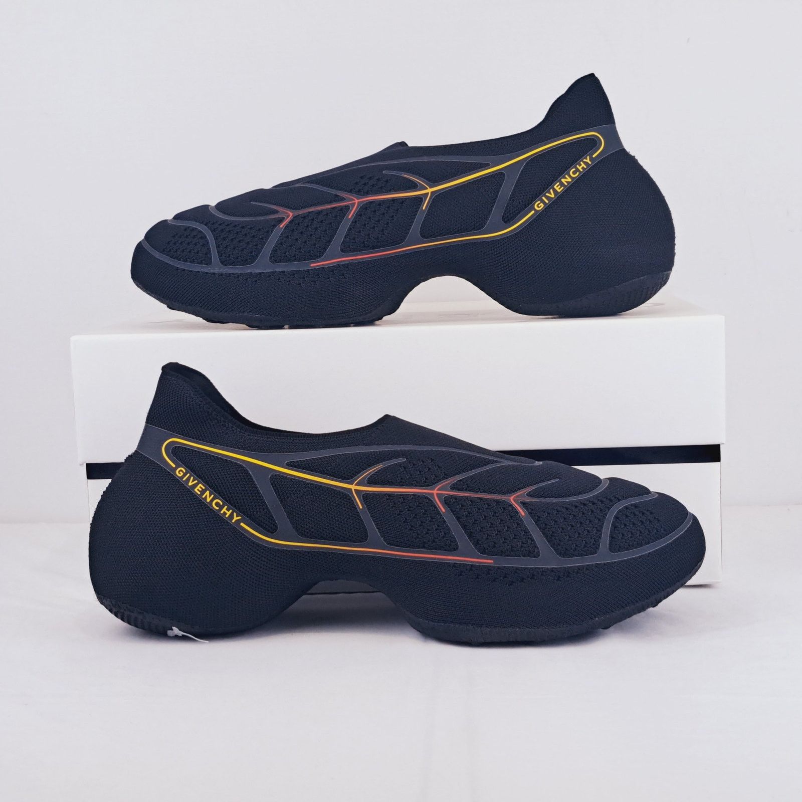Givenchy o1rshd1 TK-360 Plus Sneakers in Black/Yellow Size US 13 / EU 46 - 1 Thumbnail