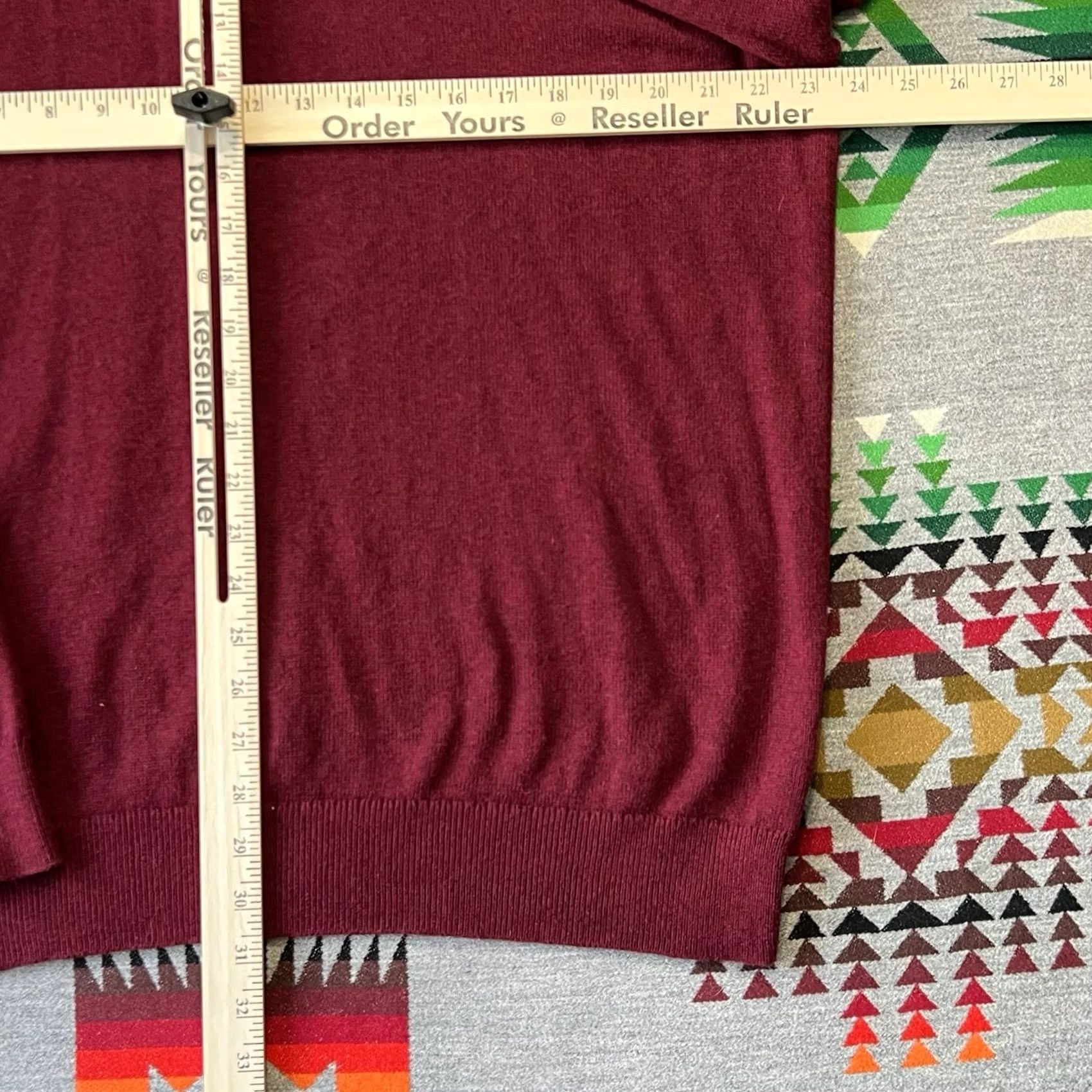 Vineyard Vines Vineyard Vines Sweater Mens L Red Zip Cashmere Blend Mock Neck Preppy Size US L / EU 52-54 / 3 - 4 Thumbnail