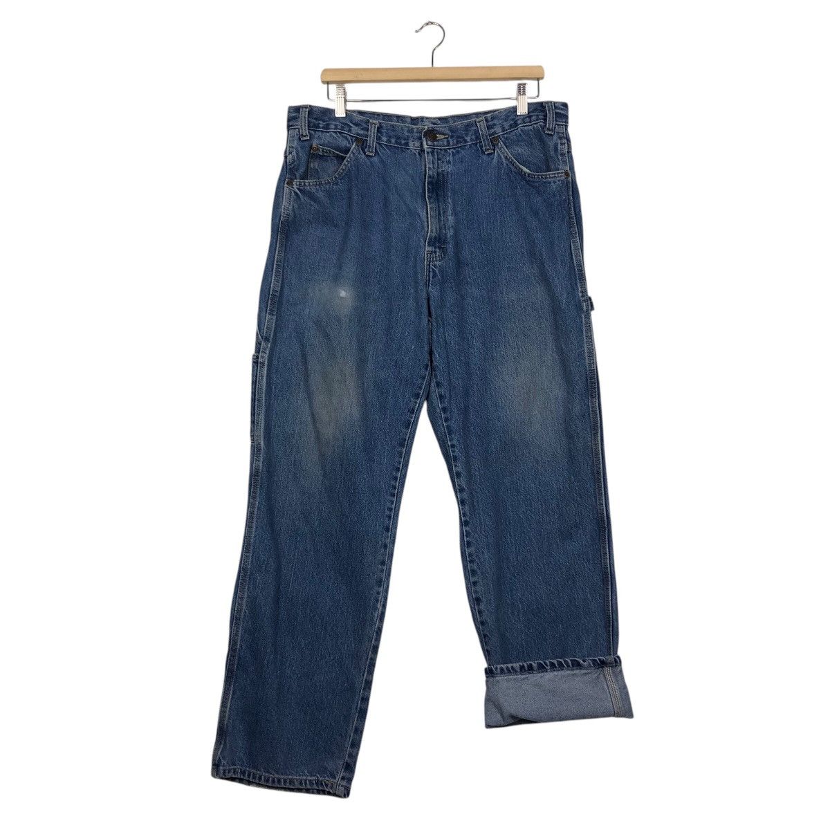 Japanese Brand 📌Vintage Chore Worker Carpenter Denim Dickies Detroit Size US 36 / EU 52 - 14 Thumbnail