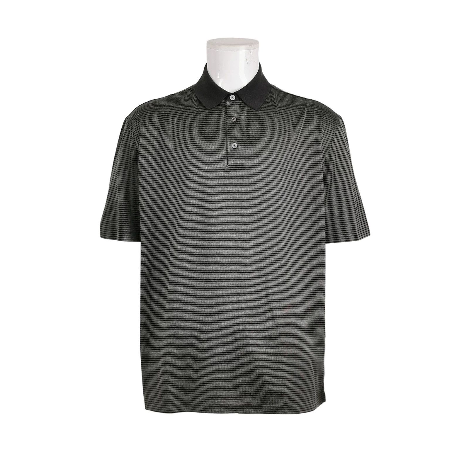 Ermenegildo Zegna Ermenegildo Zegna Cotton Lapel Short-Sleeve T-Shirt Size US XXL / EU 58 / 5 - 1 Thumbnail