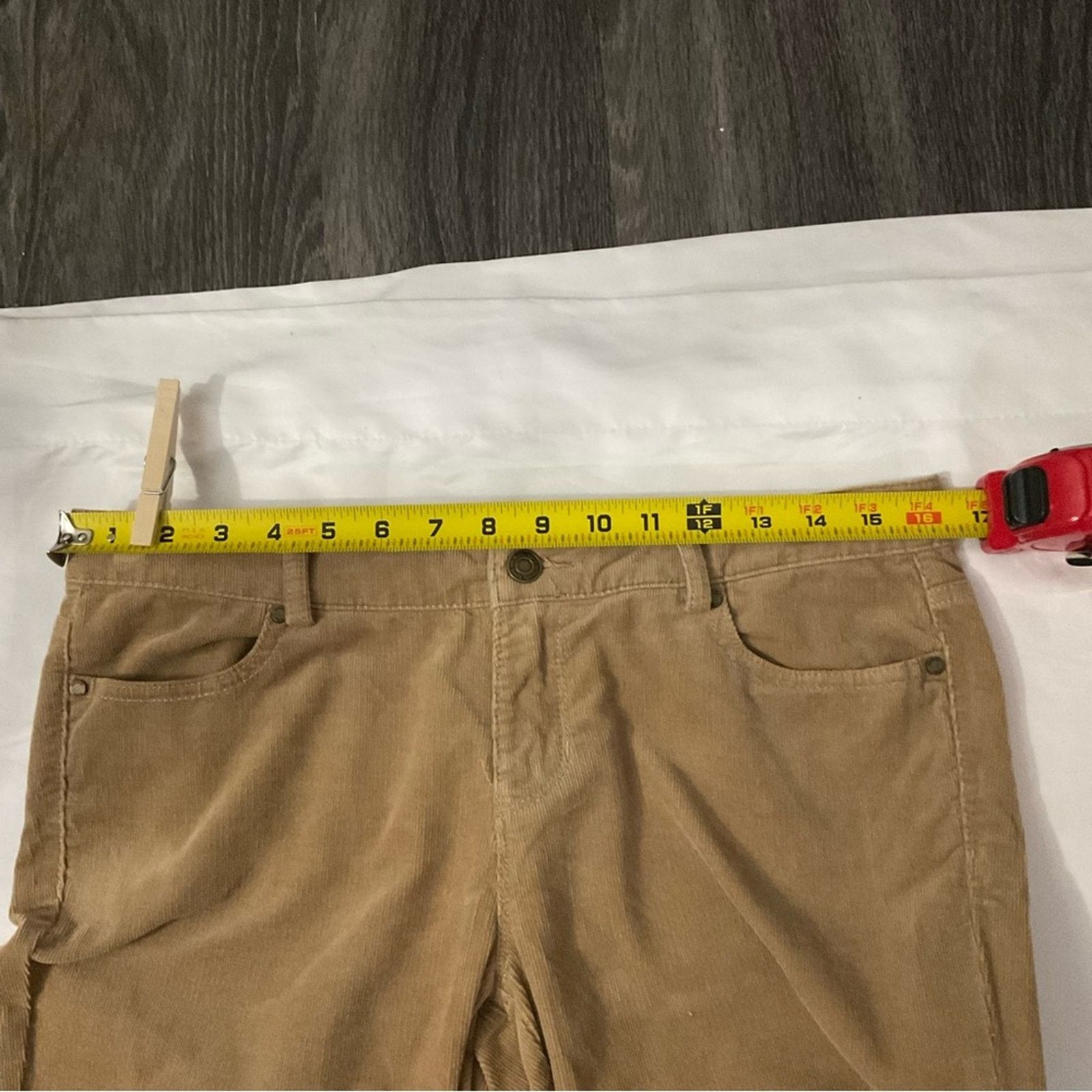 Michael Kors MICHAEL Michael Kors Tan Corduroy Pants 4 FLAWS Size 27" / US 4 / IT 40 - 6 Thumbnail