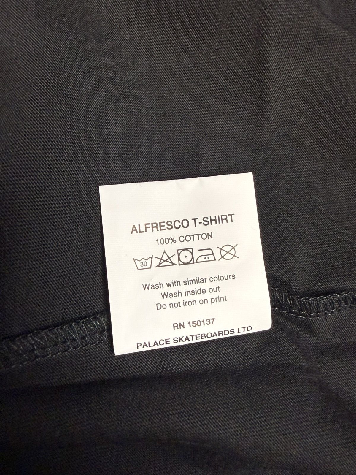 Palace New Palace Alfresco Tee Shirt Black Size L Size US L / EU 52-54 / 3 - 10 Thumbnail