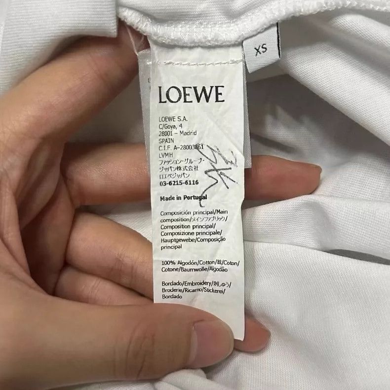 Loewe loewe Alphabet logo rendered short sleeve 2506-Nextarrow Size US XS / EU 42 / 0 - 3 Thumbnail