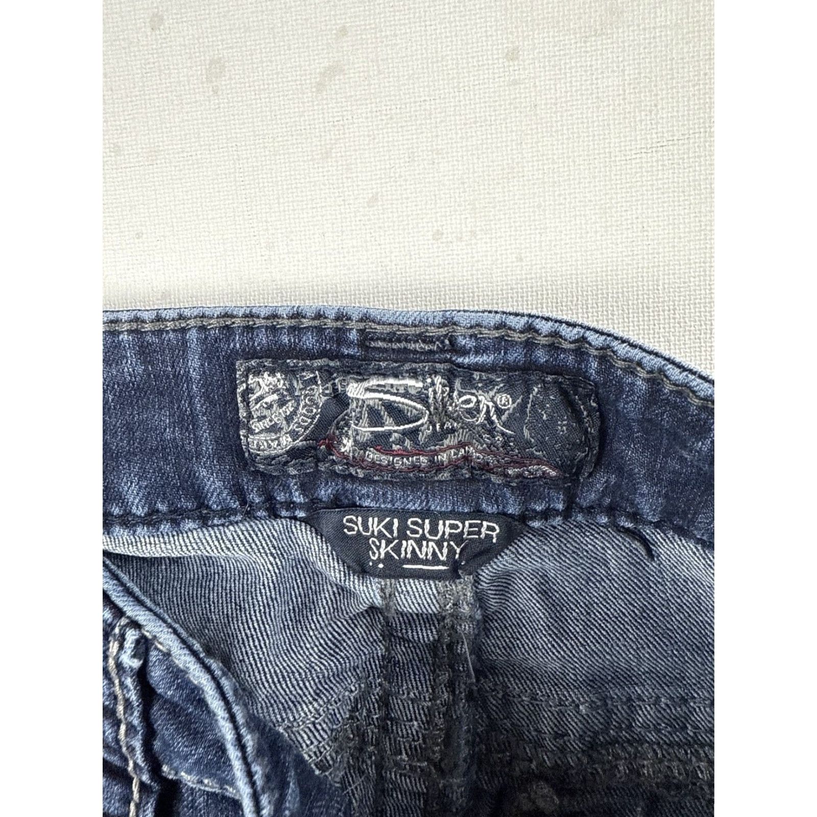 Silver Jeans Co. Silver Jeans Co. Suki Super Skinny Jeans Womens 26x31 Dark Wash Size 26" / US 2 / IT 38 - 3 Thumbnail