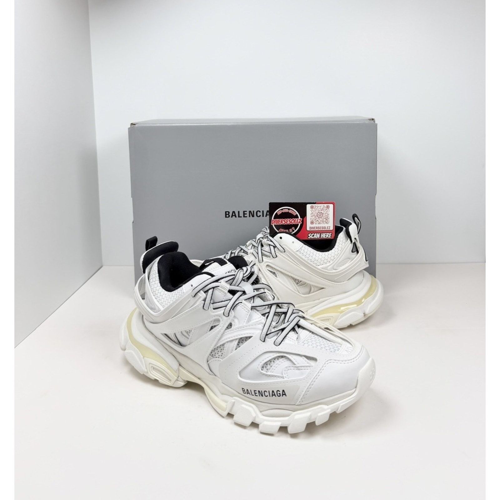 Balenciaga Size 40EU/7US - Balenciaga Track White NEW Size US 7 / EU 40 - 1 Thumbnail