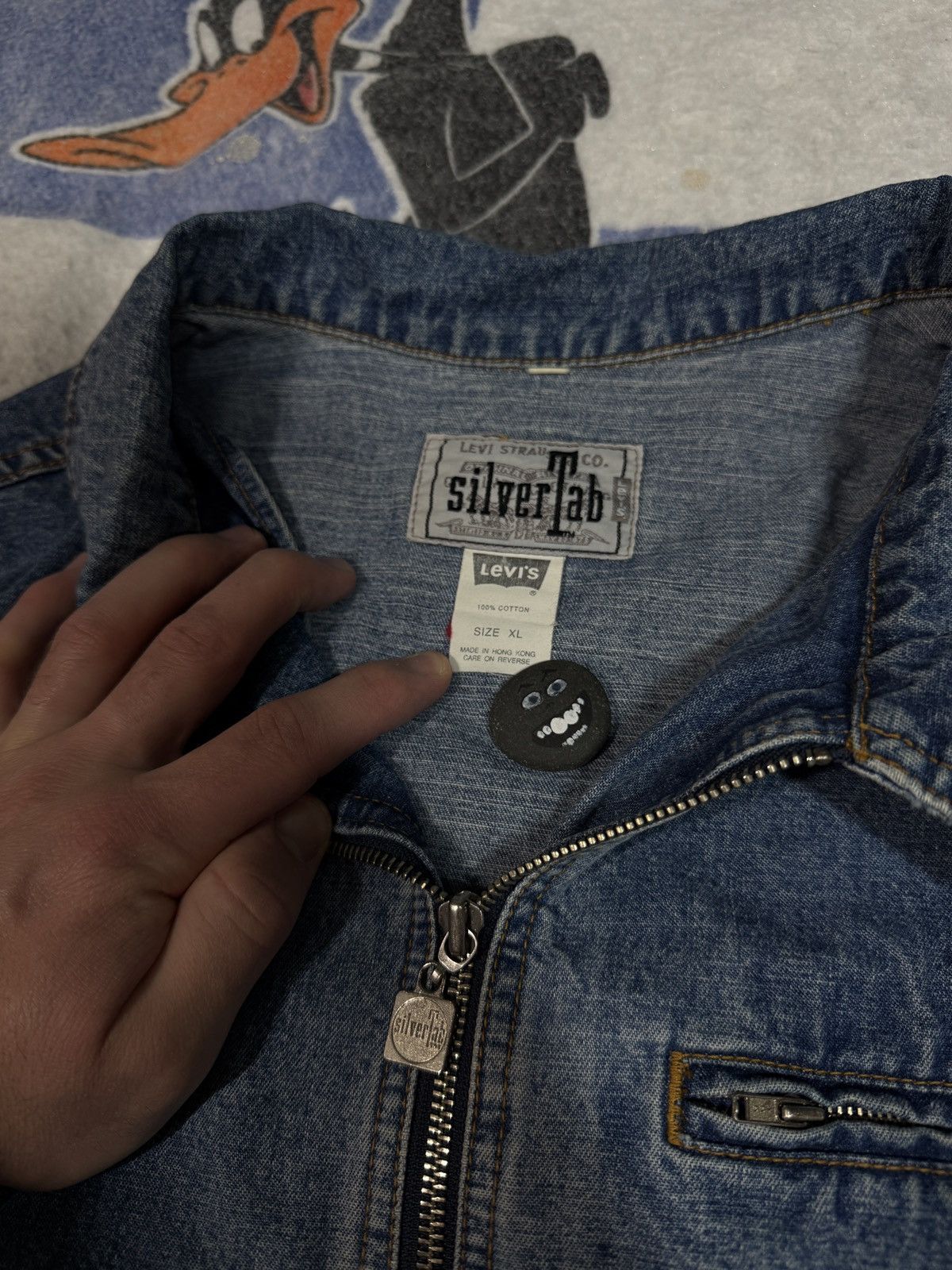 Levi's Vintage Levi’s silver tab denim jacket Size US XL / EU 56 / 4 - 5 Thumbnail