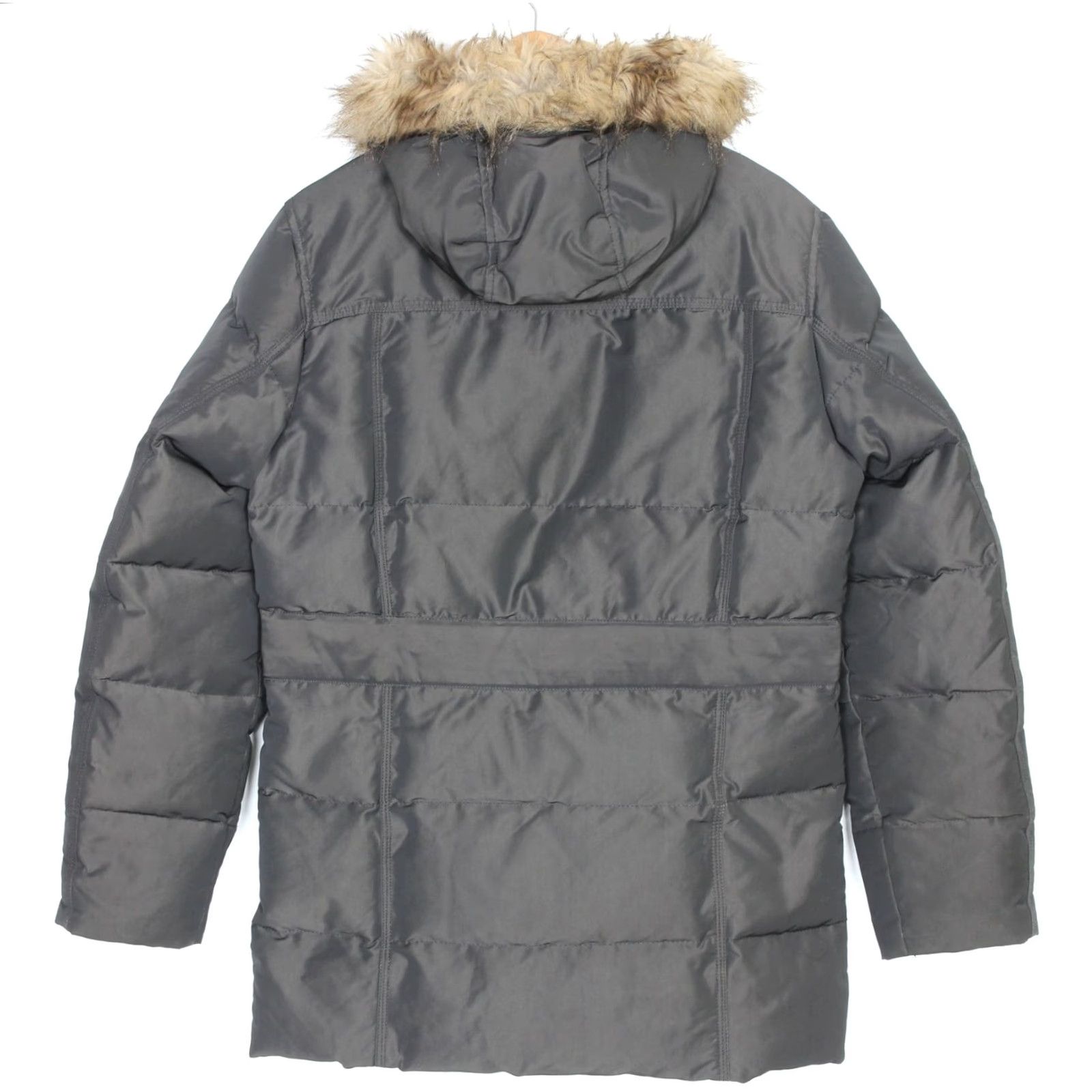 Scotch & Soda SCOTCH & SODA Jacket Mens Fur Hooded Down Parka M Grey Size US M / EU 48-50 / 2 - 4 Thumbnail