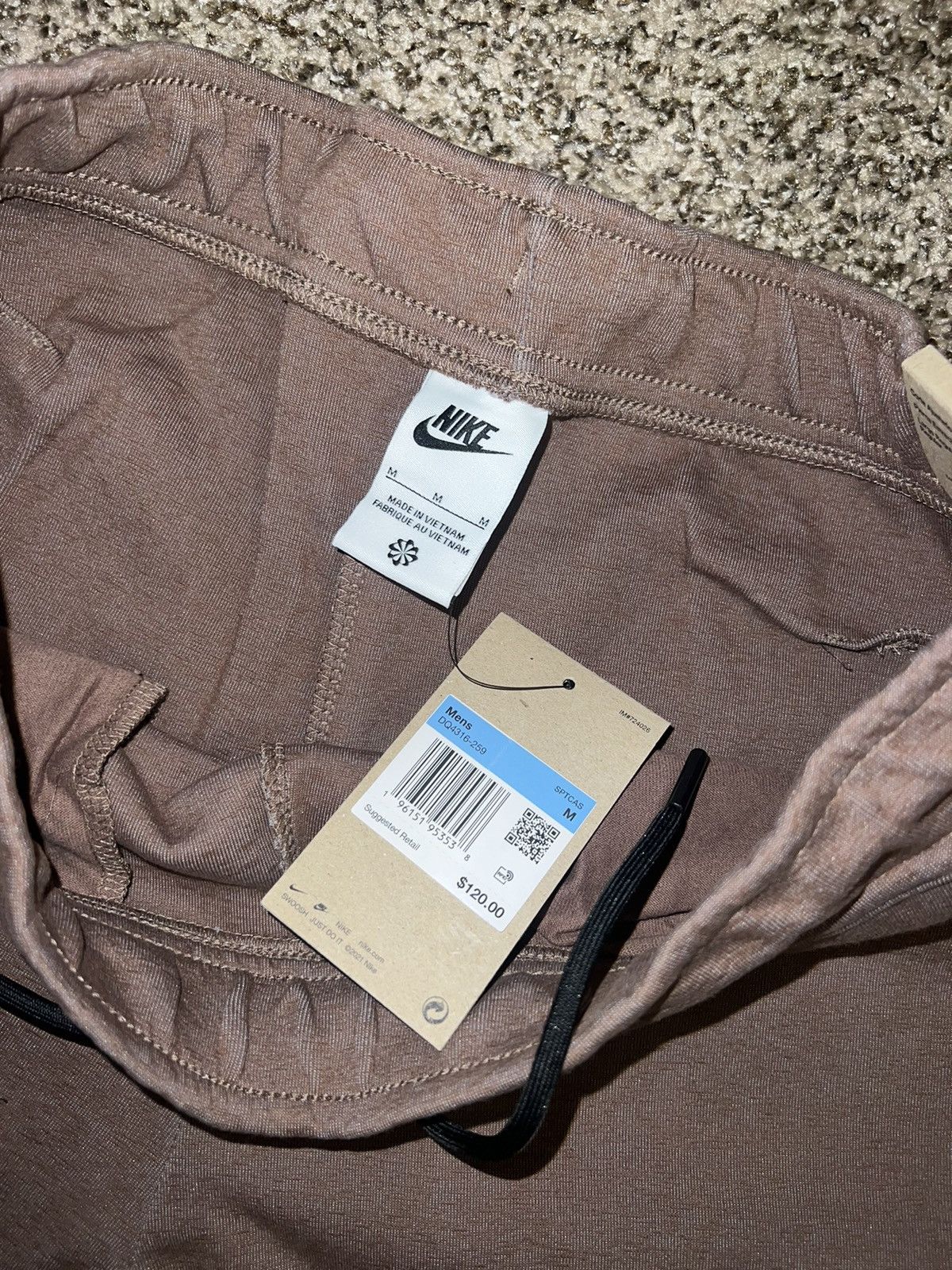 Nike Nike Tech Fleece Light Brown Recycle Pack Size Medium Size US 34 / EU 50 - 2 Thumbnail