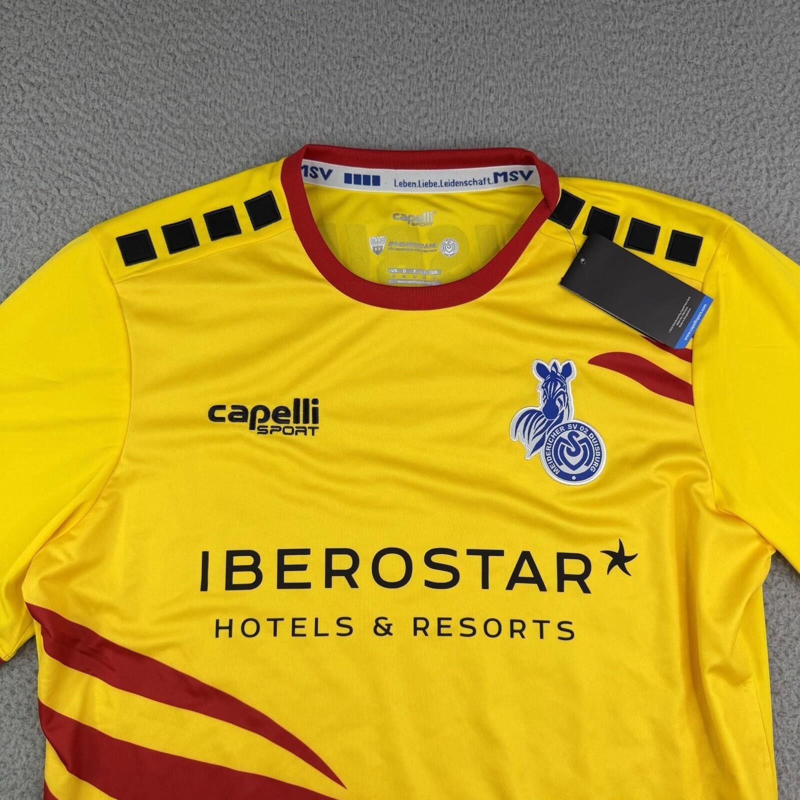 Other MSV Duisburg Yellow Jersey Shirt M Capelli Football Soccer Size ONE SIZE - 2 Thumbnail